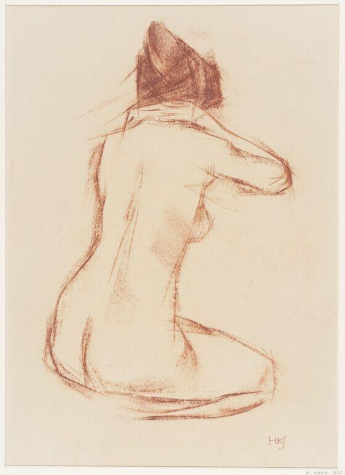 Drawing, Harald Krohg Stabell, c. 1894-1920