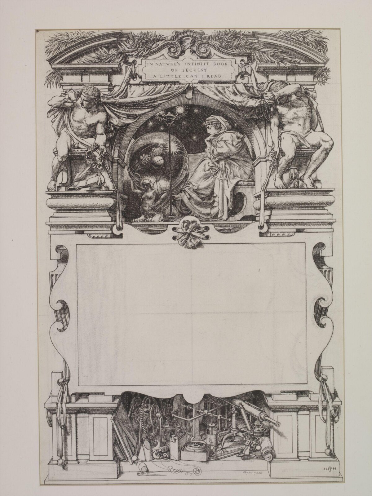 Design for a Science Certificate, Poynter, 1884