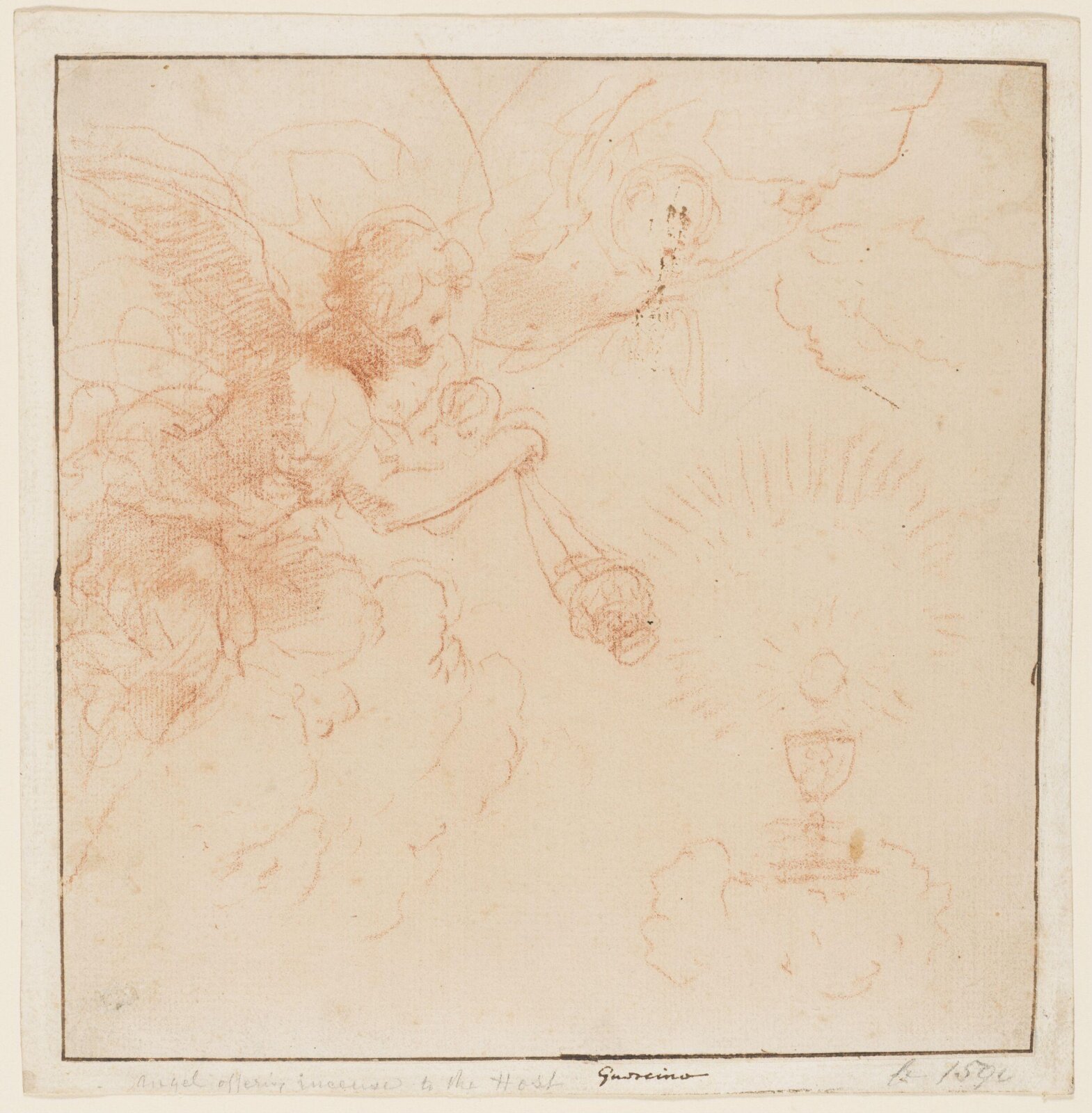 Drawing, Guercino, c.1660