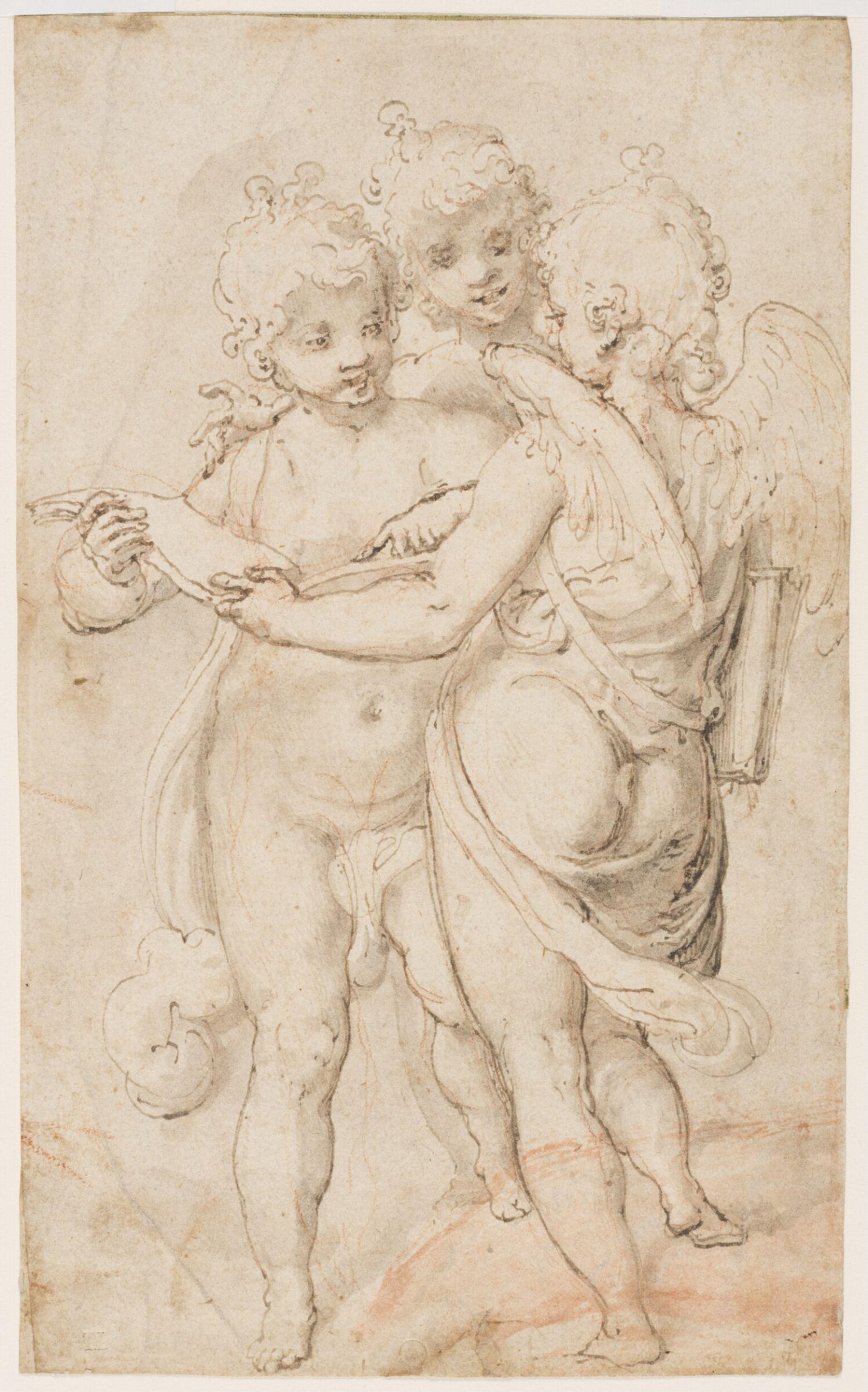 A group of angels reading, Il Trometta, c. 1566-86