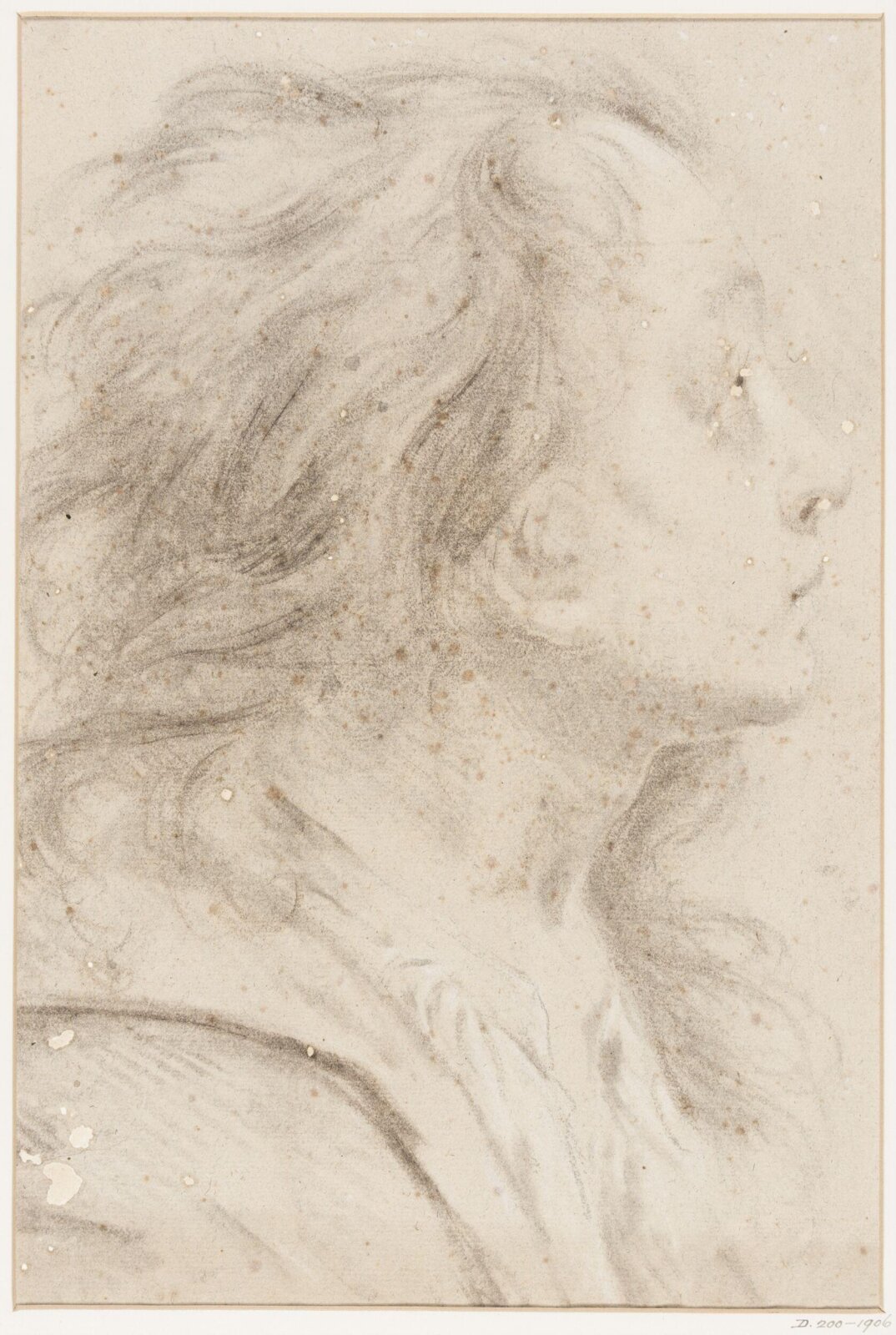 Study of heads, early 18th century