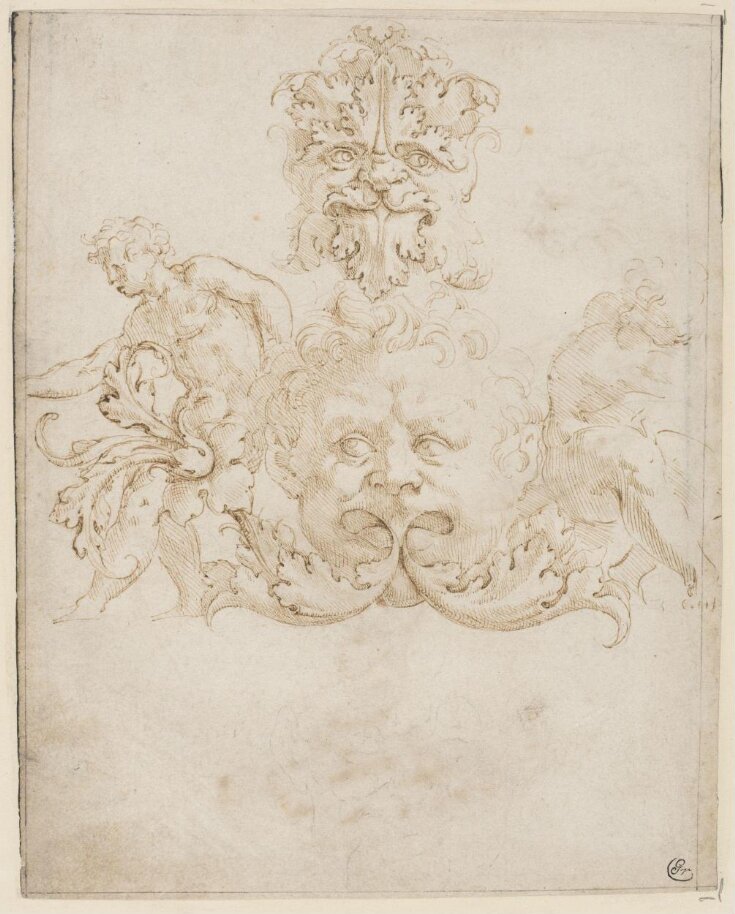 Design for grotesque ornament top image