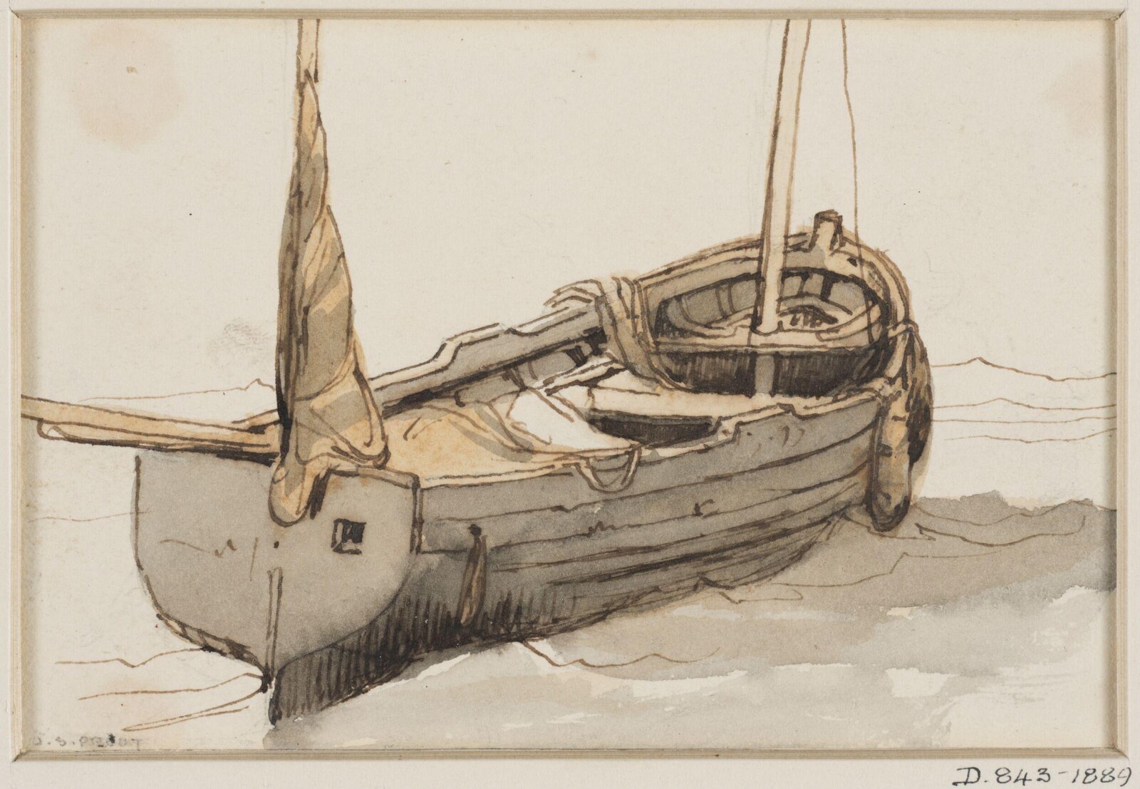 Boat, Skinner Prout, 19th century