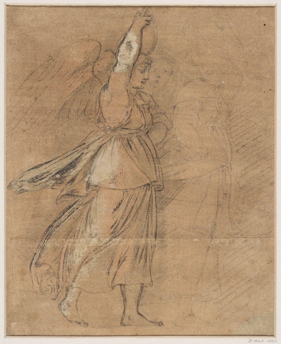 Polidoro da Caravaggio, A group of angels walking