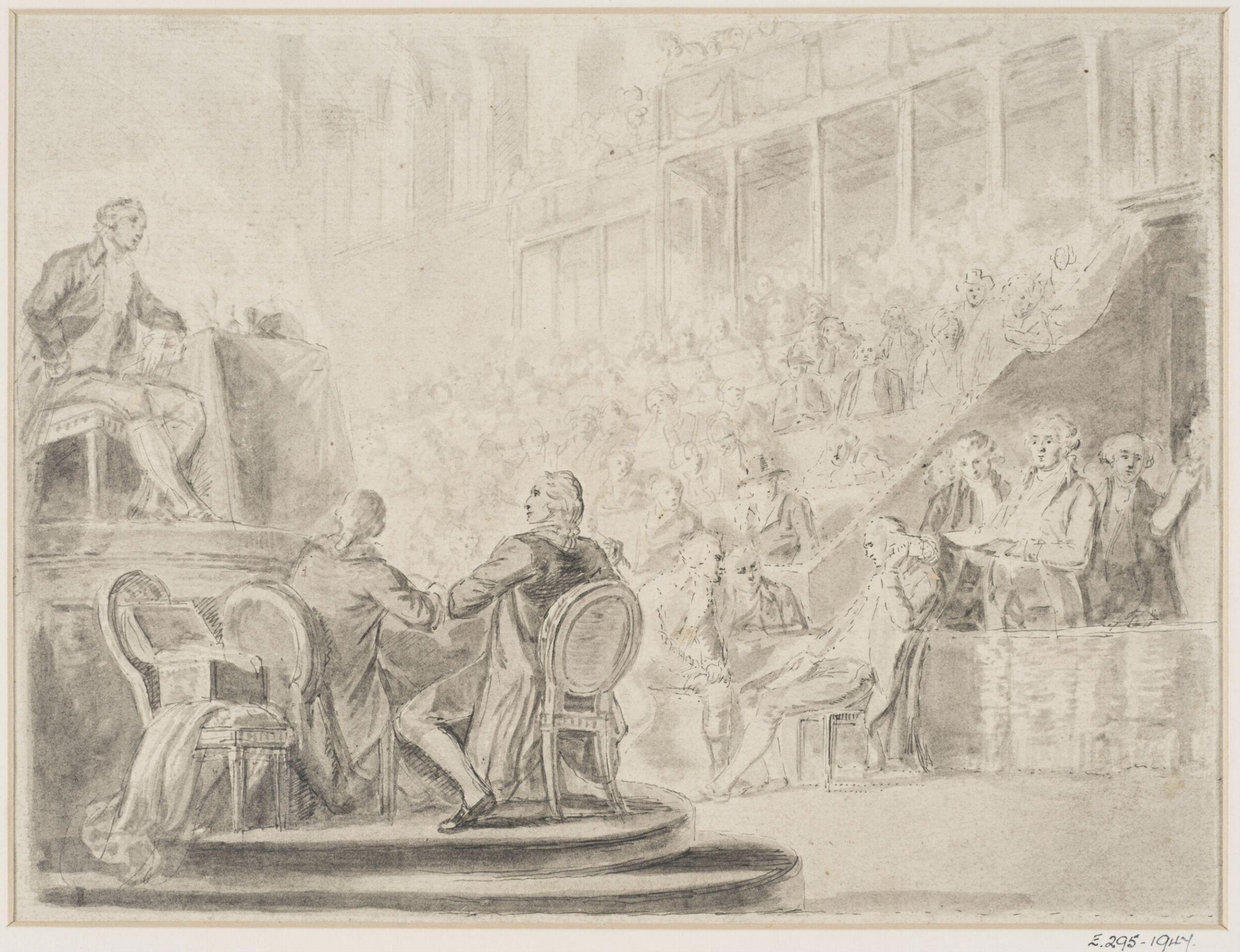 Louis XVI at the bar of the National Convention, 26 December 1792, Domenico Pellegrini, December 1792