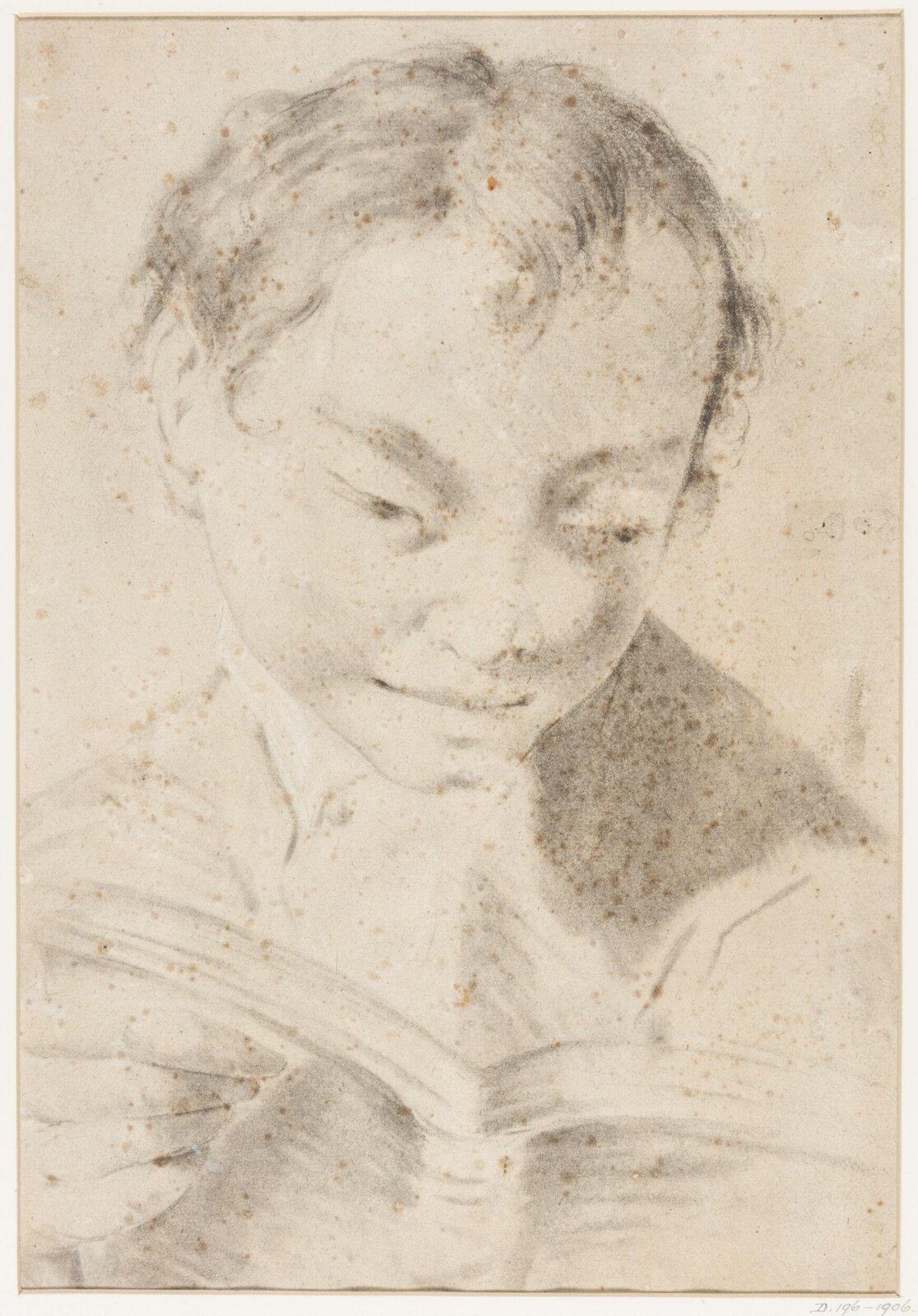Study of heads, early 18th century