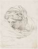 Study of a female head by David