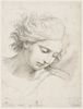 Study of the head of St. Michael by David, Jacques-Louis