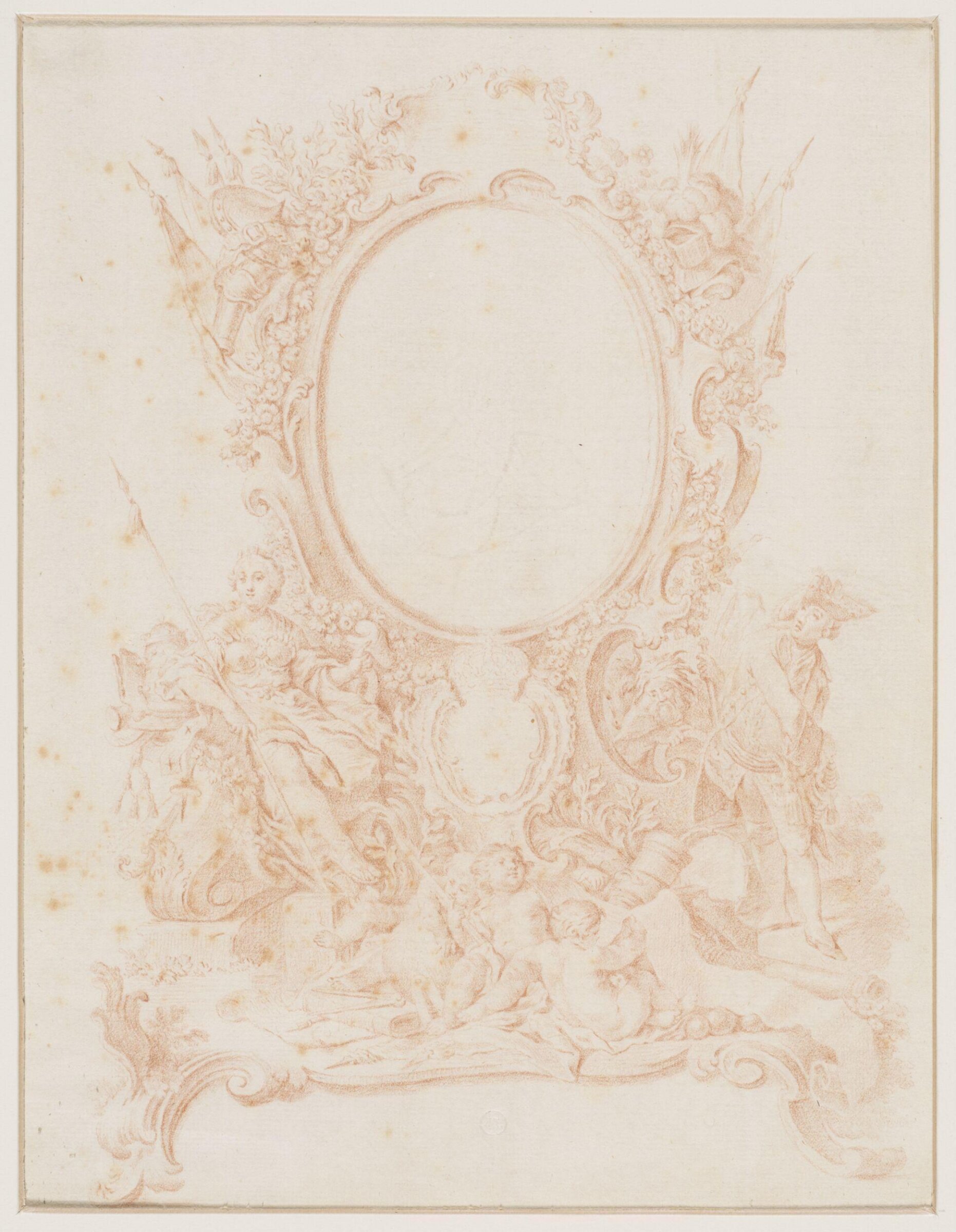 Drawing, attributed to François Boucher, 18th century