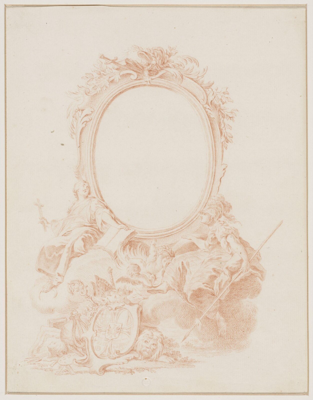 Drawing, attributed to François Boucher, 18th century