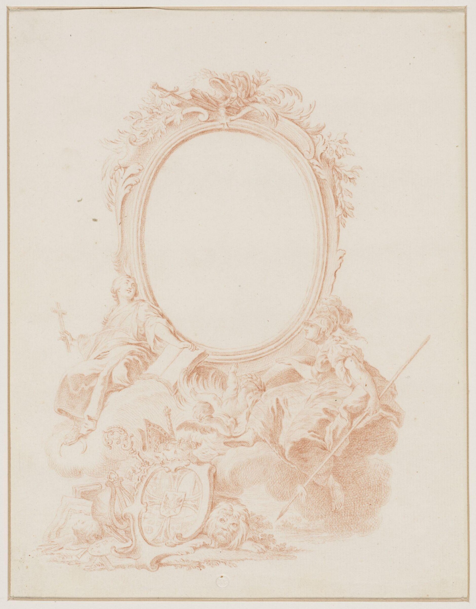 Drawing, attributed to François Boucher, 18th century