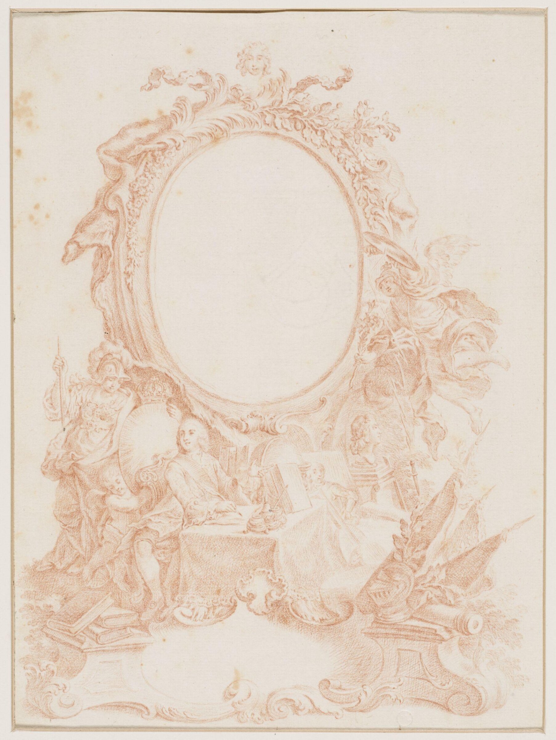 Drawing, attributed to François Boucher, 18th century