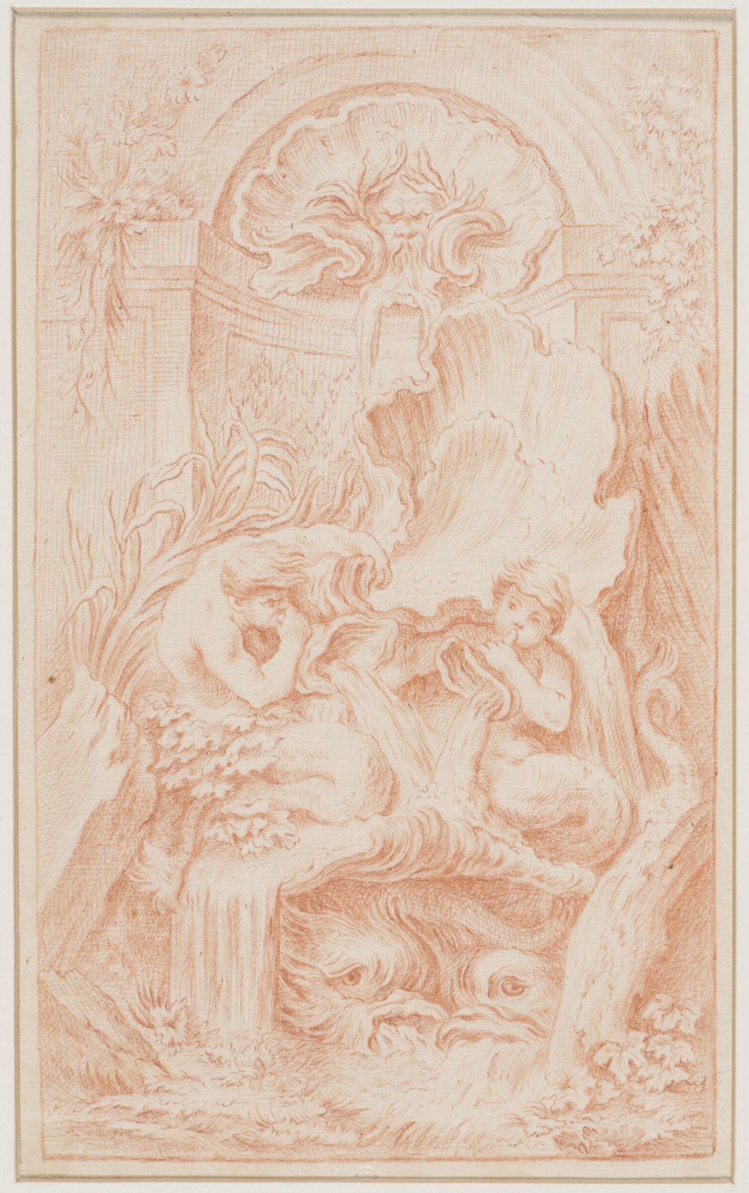 Drawing, attributed to François Boucher, 18th century