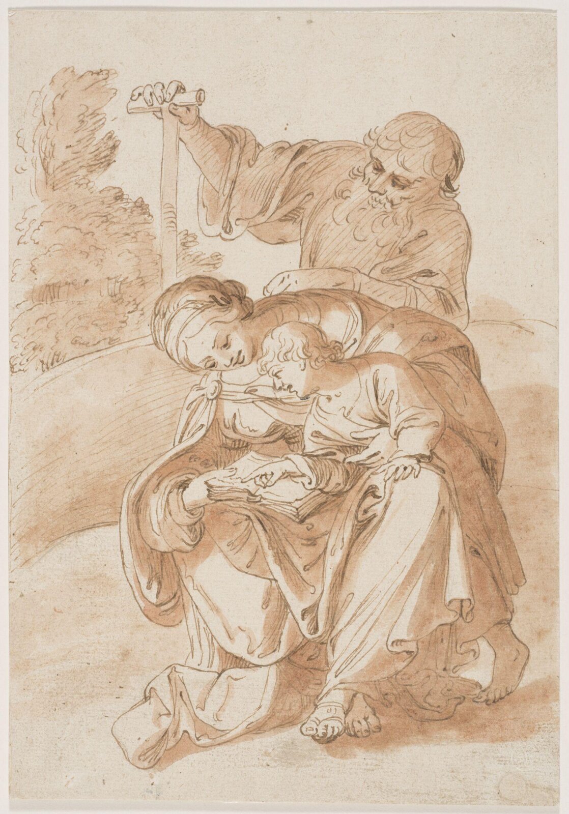 Christ as a child learning to read, 1600