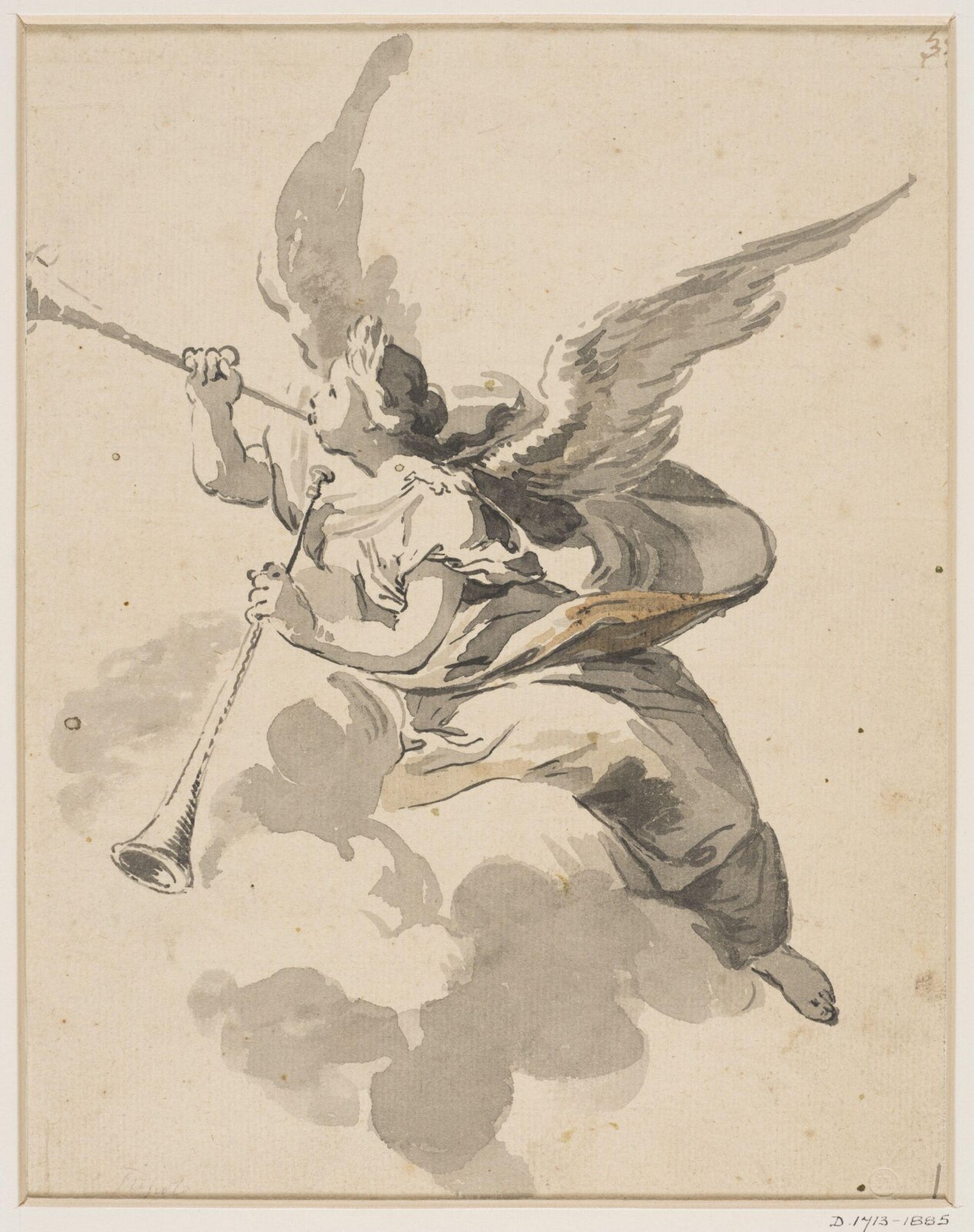 Angel with Trumpets, early 18th century