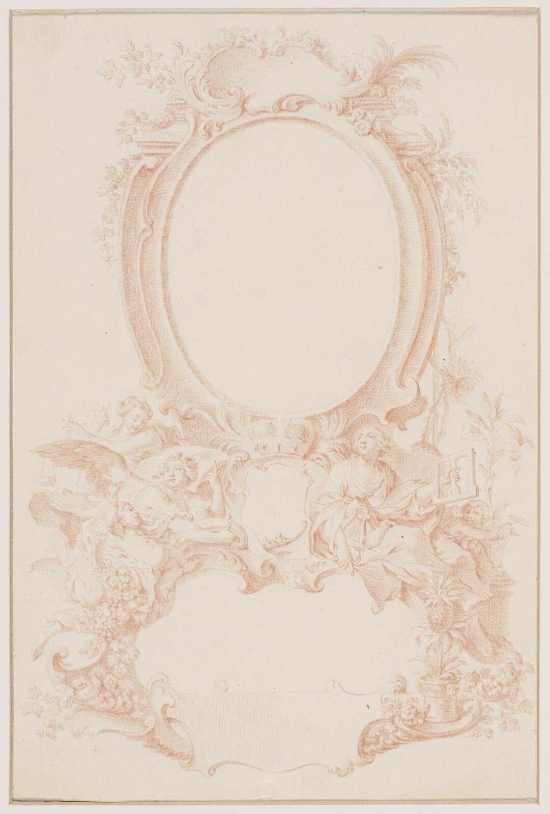 Drawing, attributed to François Boucher, 18th century