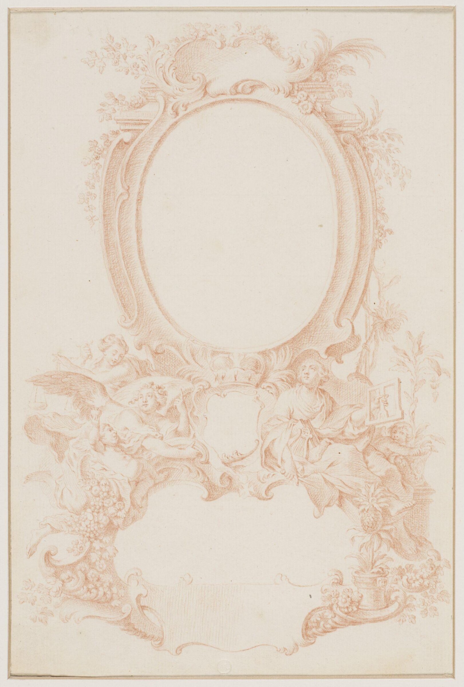 Drawing, attributed to François Boucher, 18th century