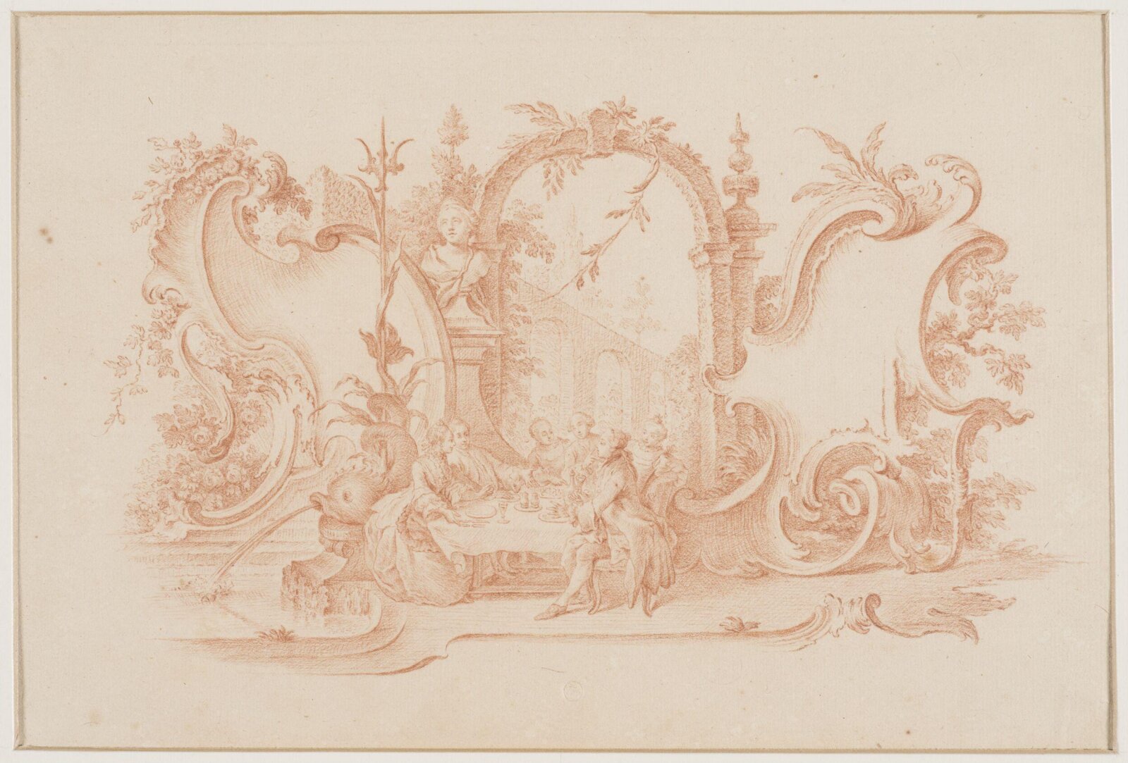 Drawing, attributed to François Boucher, 18th century