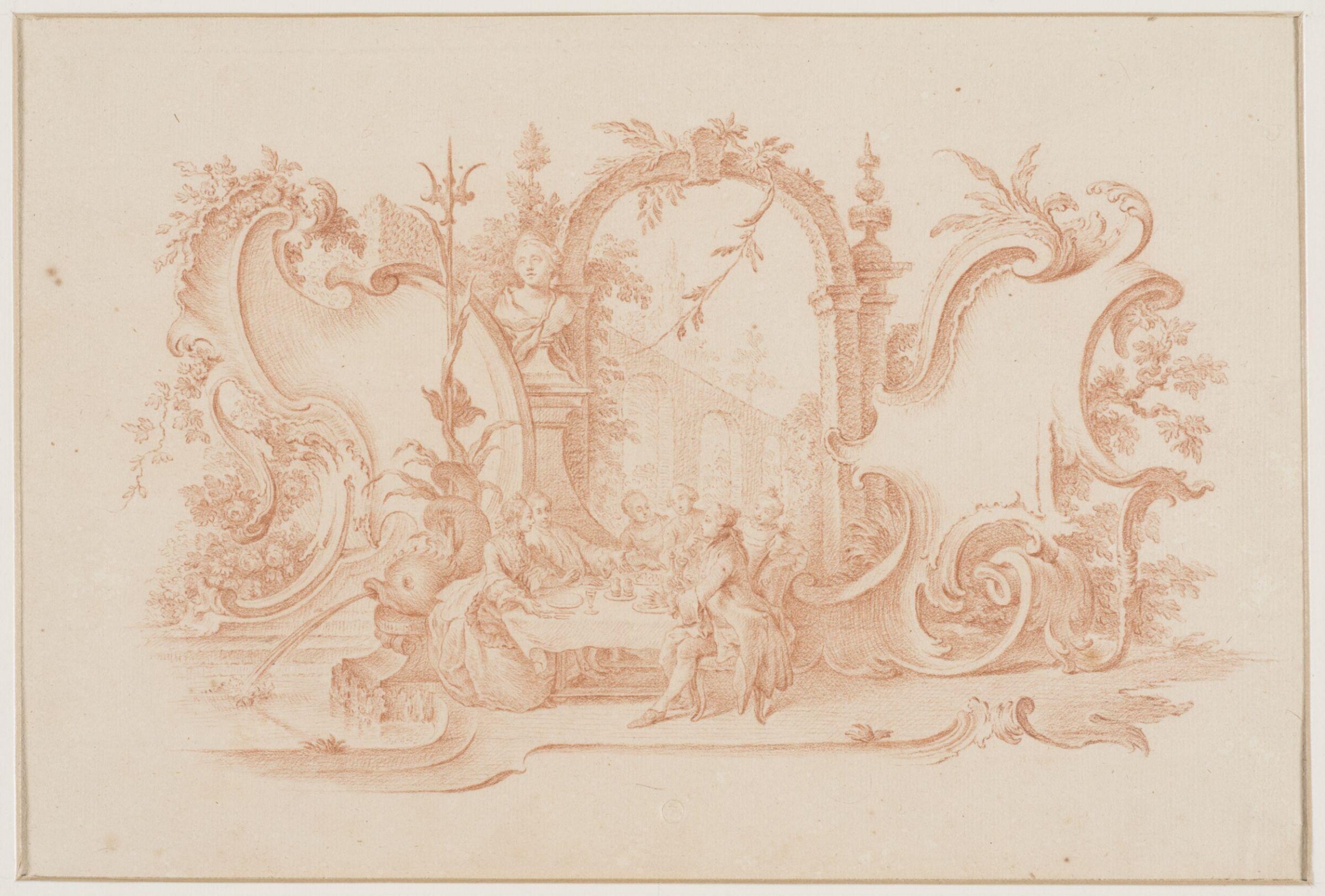 Drawing, attributed to François Boucher, 18th century