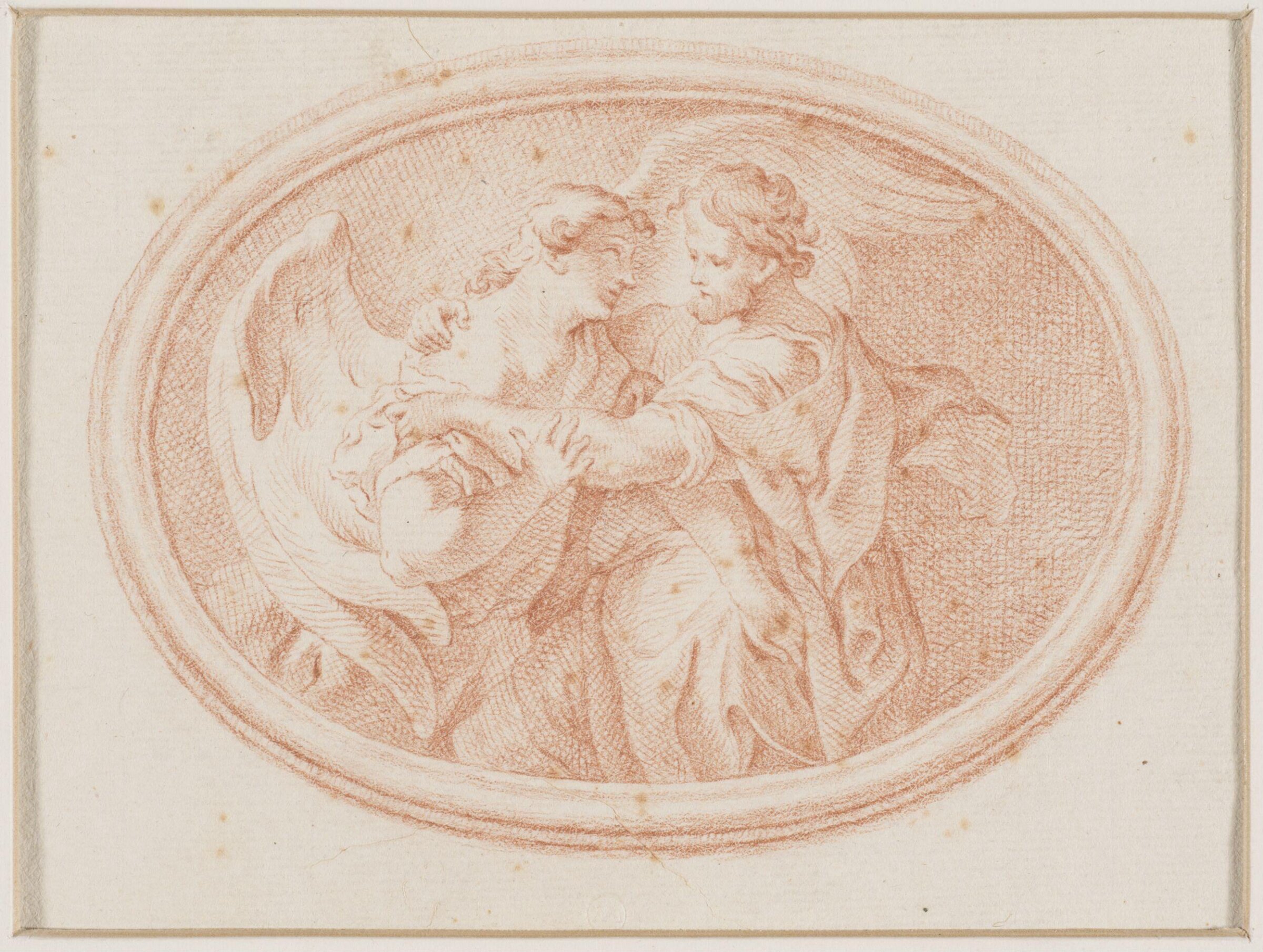 Drawing, attributed to François Boucher, 18th century