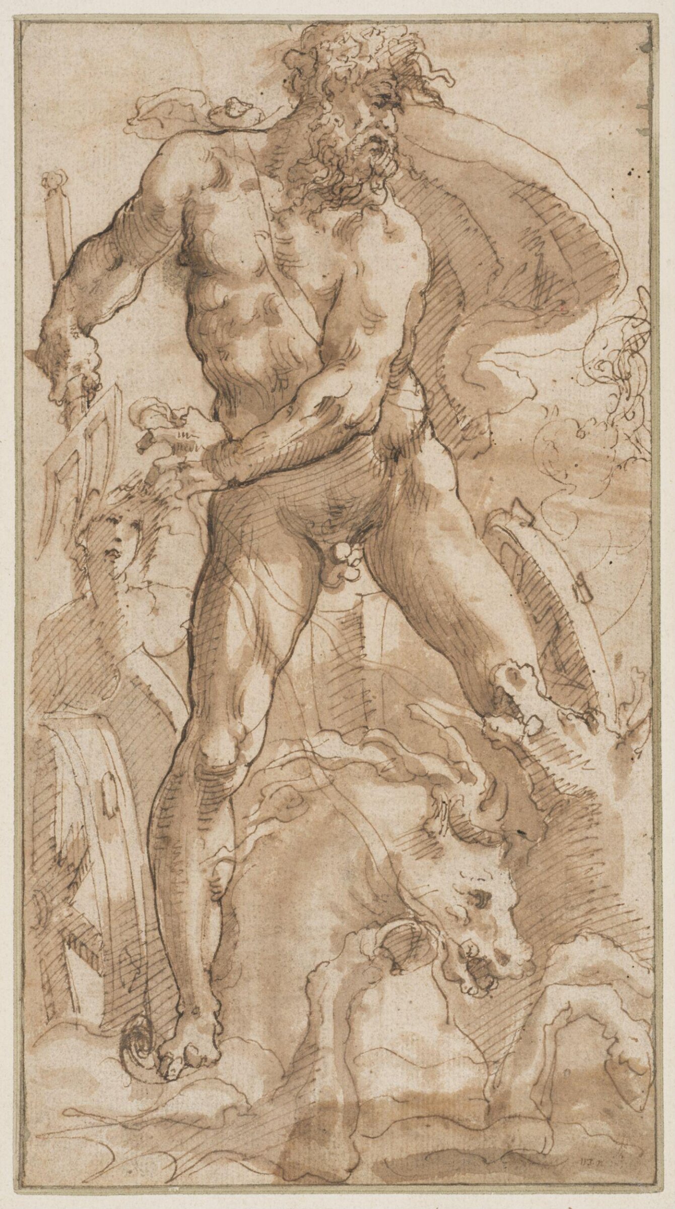 Drawing, Pellegrino Tibaldi, 1527-1592