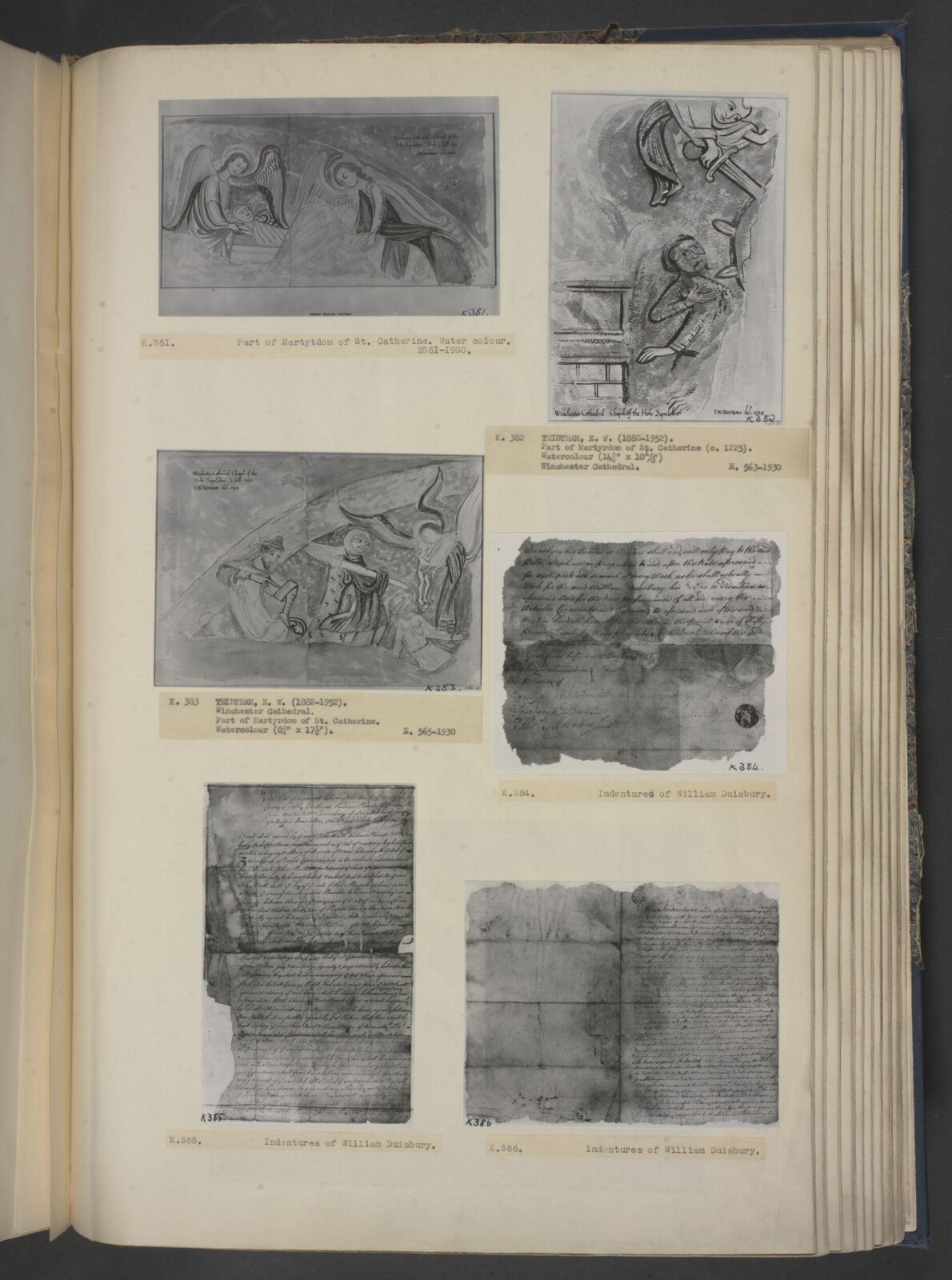 Drawing, Ernest William Tristram, 1928