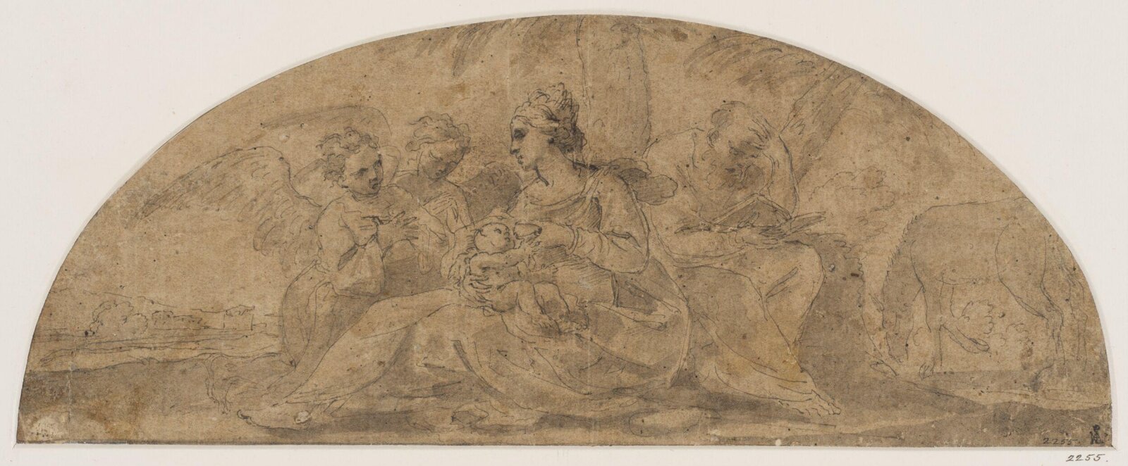 Rest on the Flight into Egypt, mid 17th century