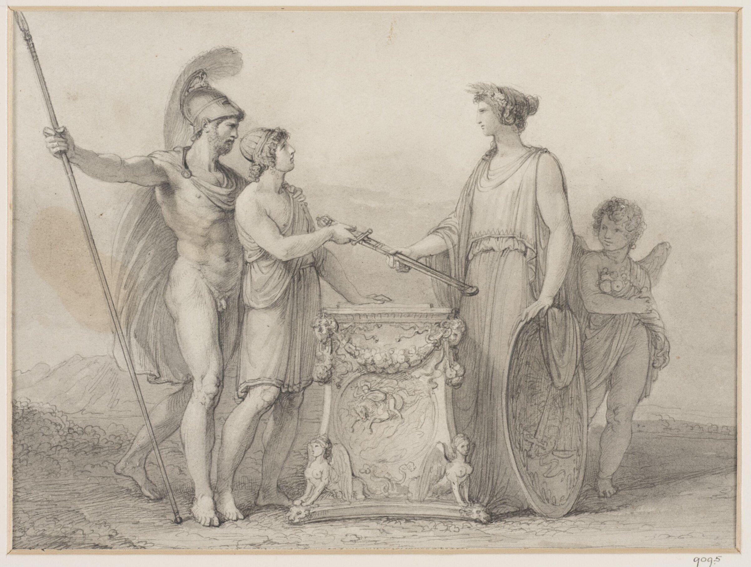 Scene from classical history or mythology, Giuseppe Cammarano, ca. 1790-1840