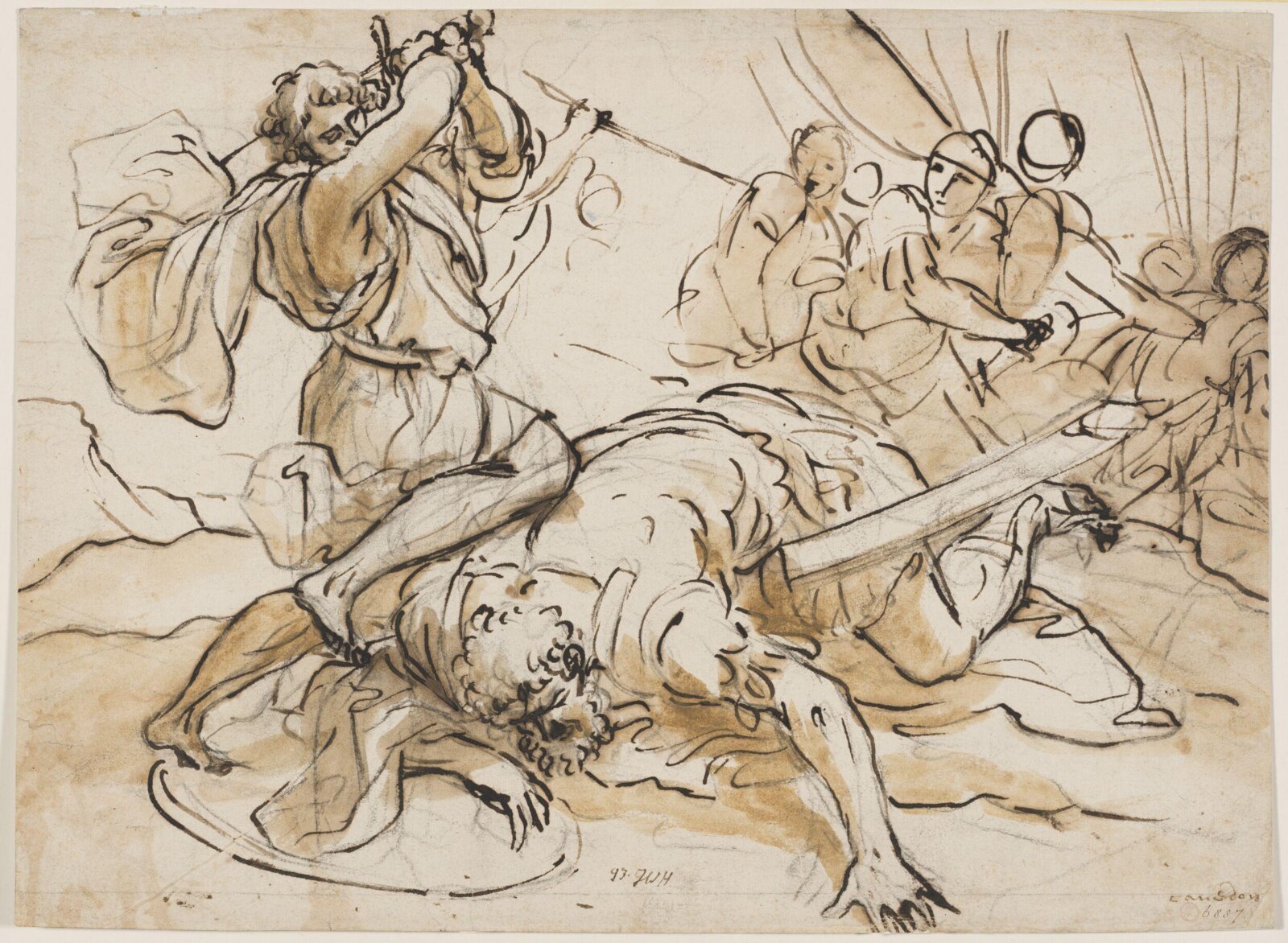 David beheading Goliath, late 17th century