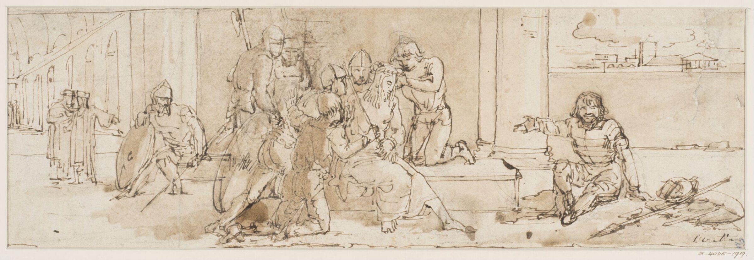 Christ mocked, Carlo Alberto Baratta