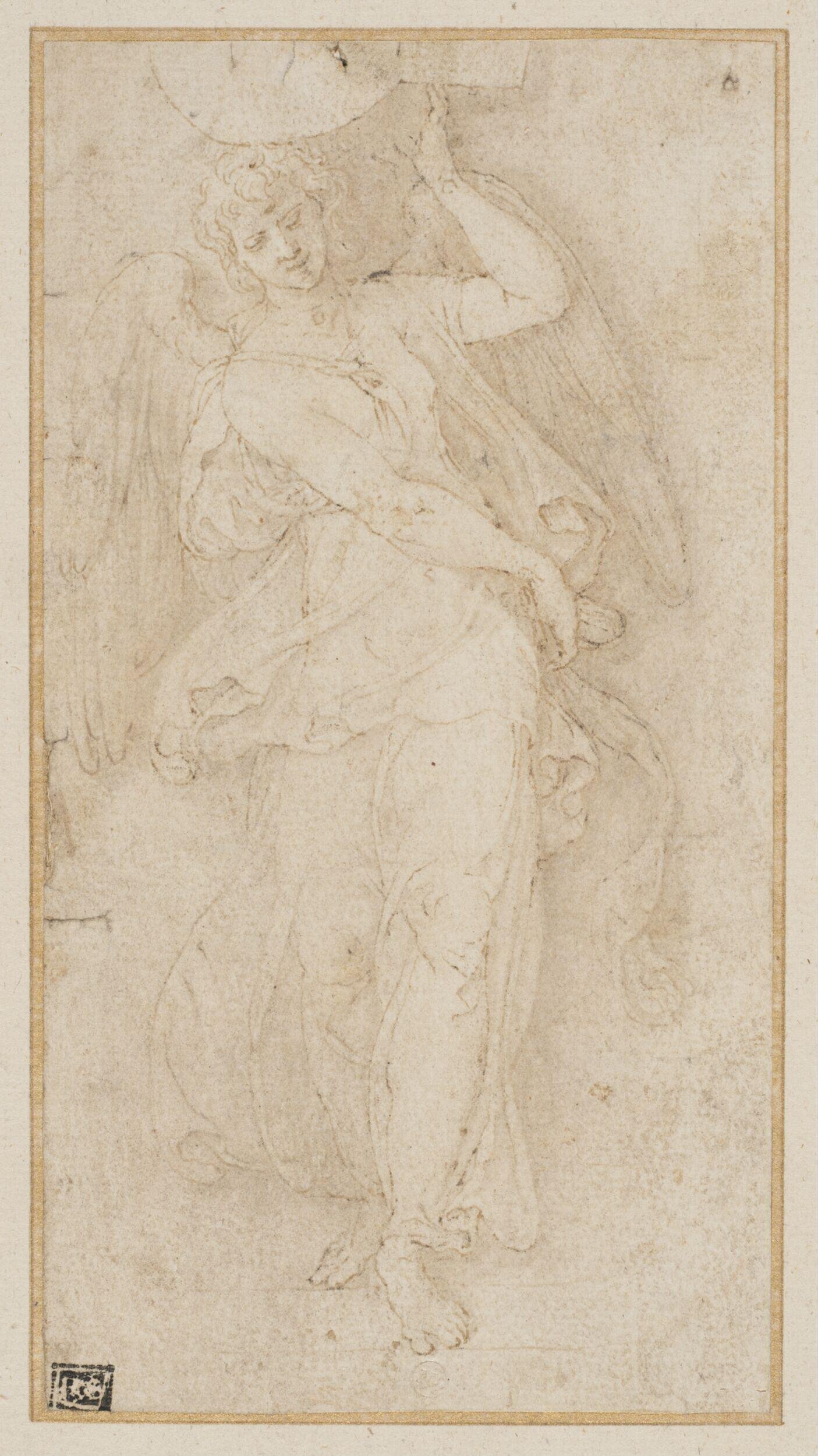 A nymph dancing by Unknown