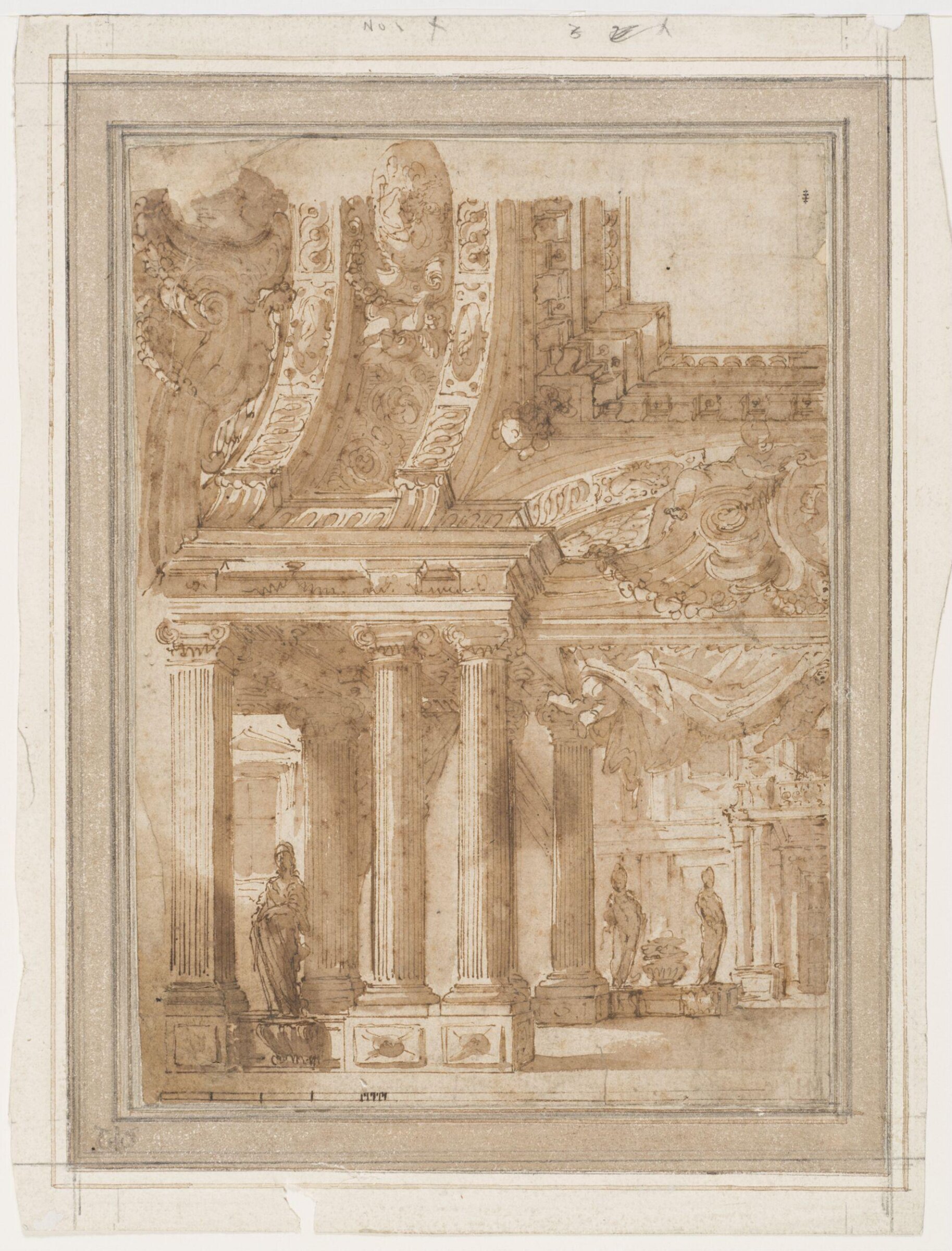 Drawing, Giovanni Lorenzo Bernini, 1598-1680