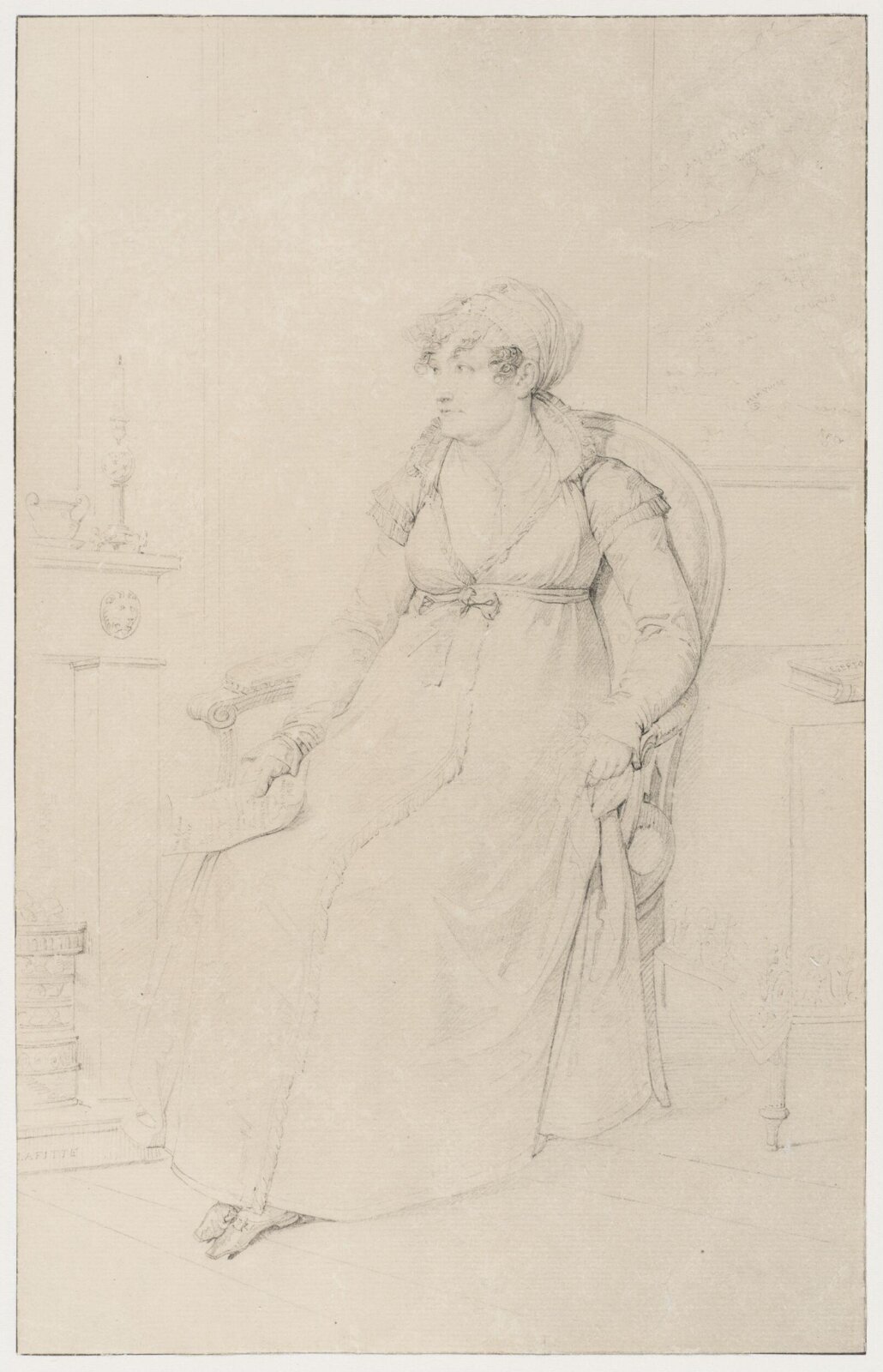 Drawing, Louis Lafitte, 31 October 1813