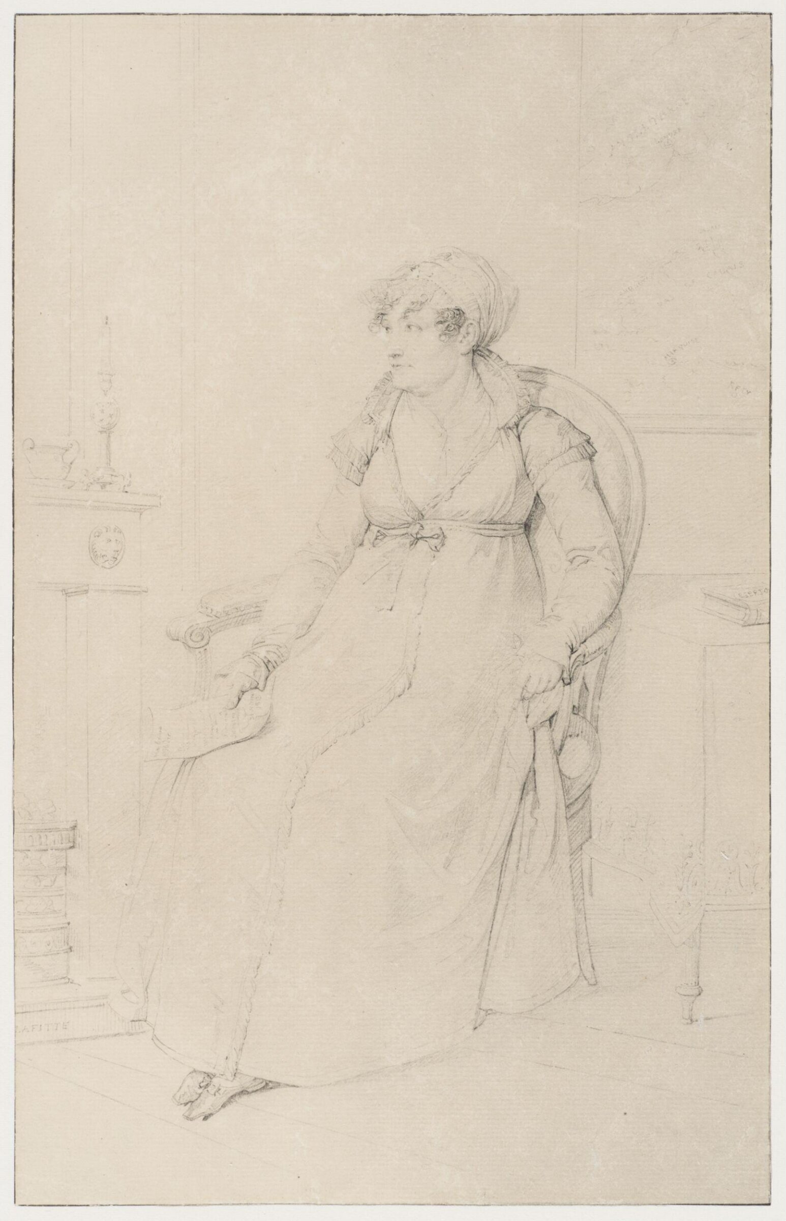 Drawing, Louis Lafitte, 31 October 1813