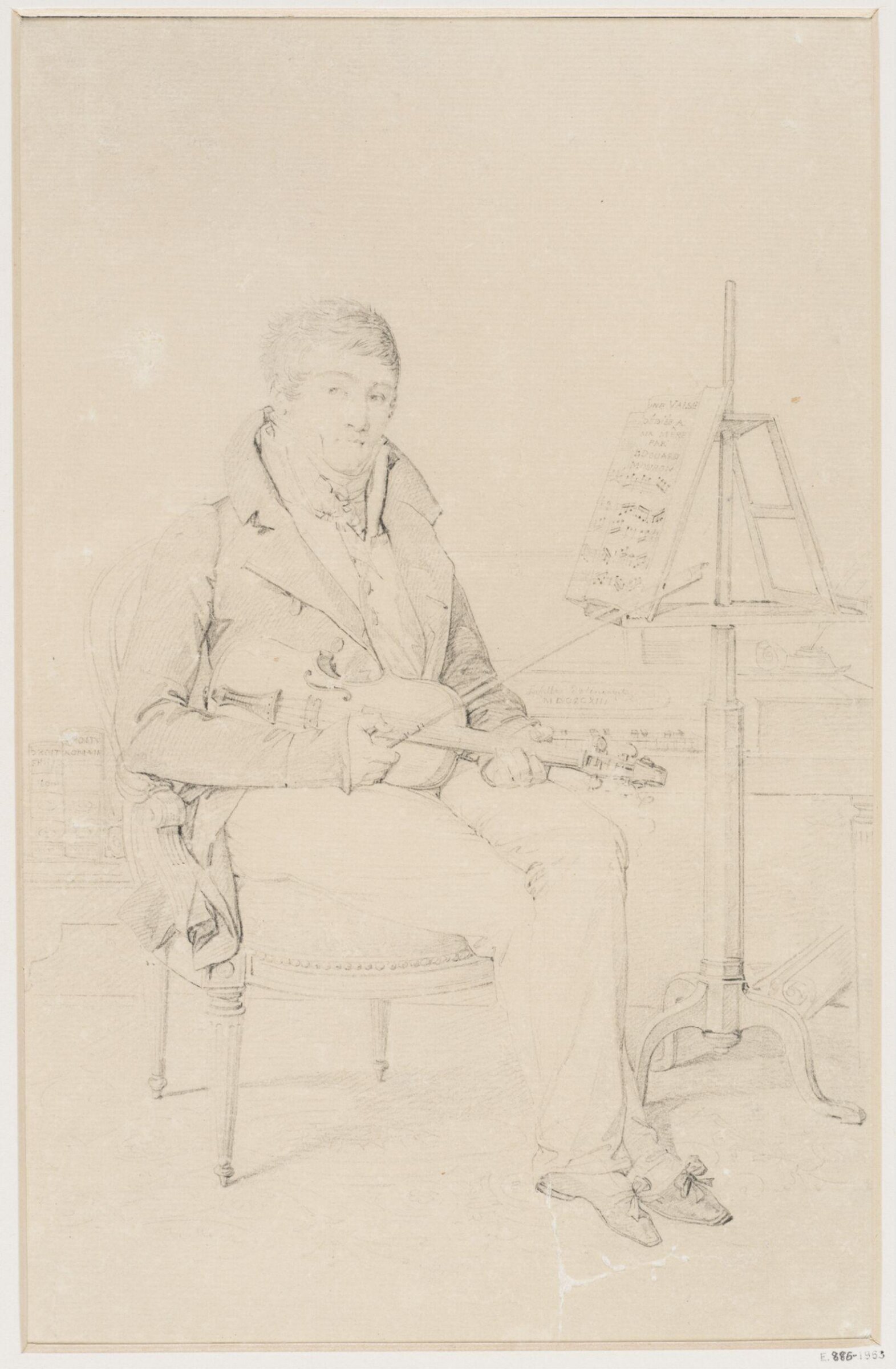 Drawing, Louis Lafitte, 1813