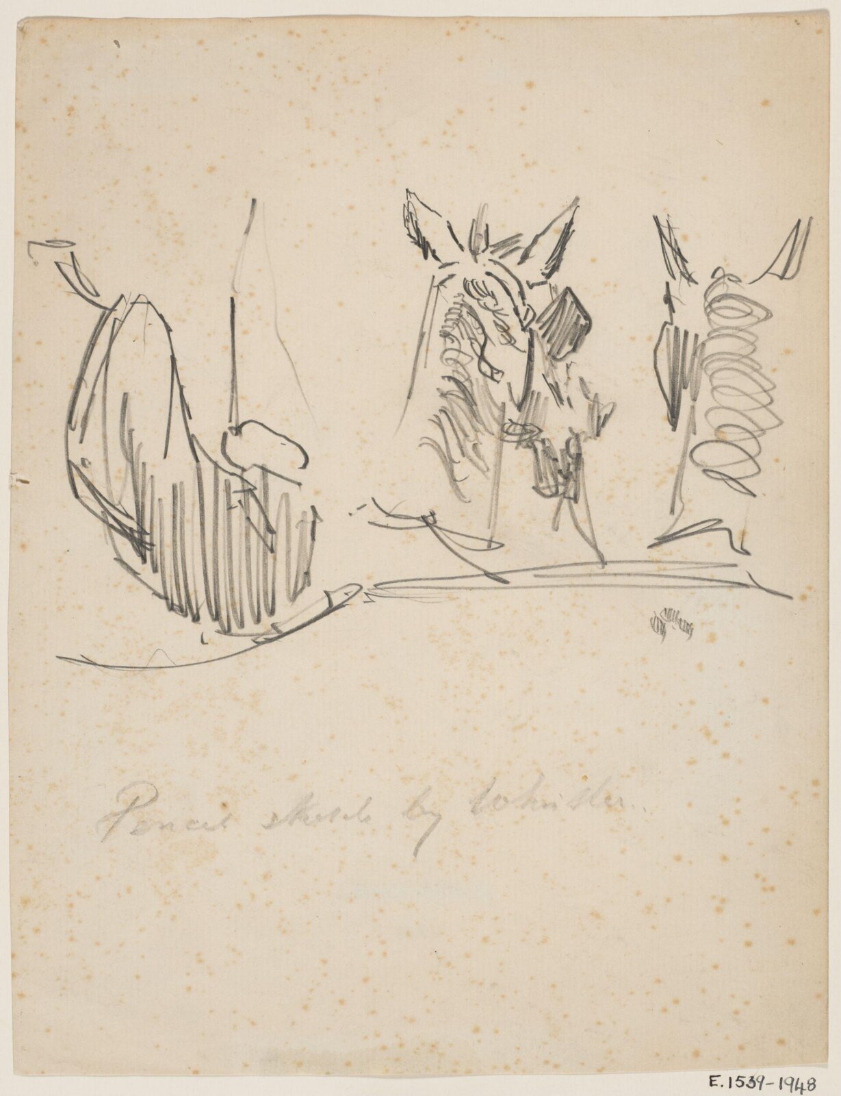 Drawing, Whistler, circa 1860-1903