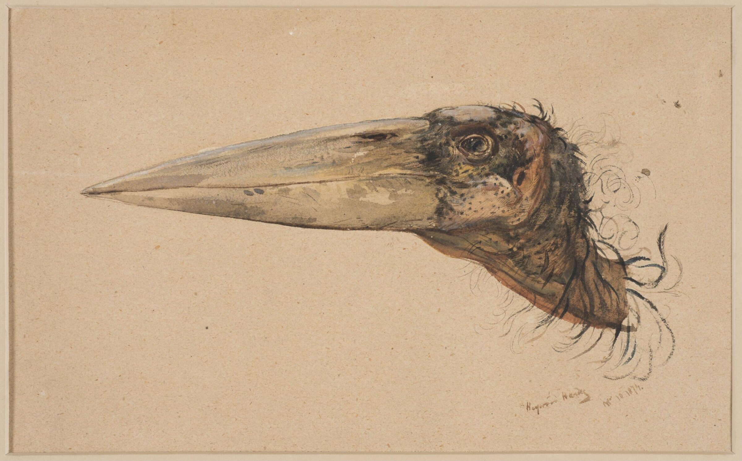 Drawing, Heywood Hardy, 10/11/1874