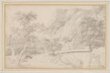 Landscape with the wooden bridge at Sulmona, near Tivoli thumbnail 2