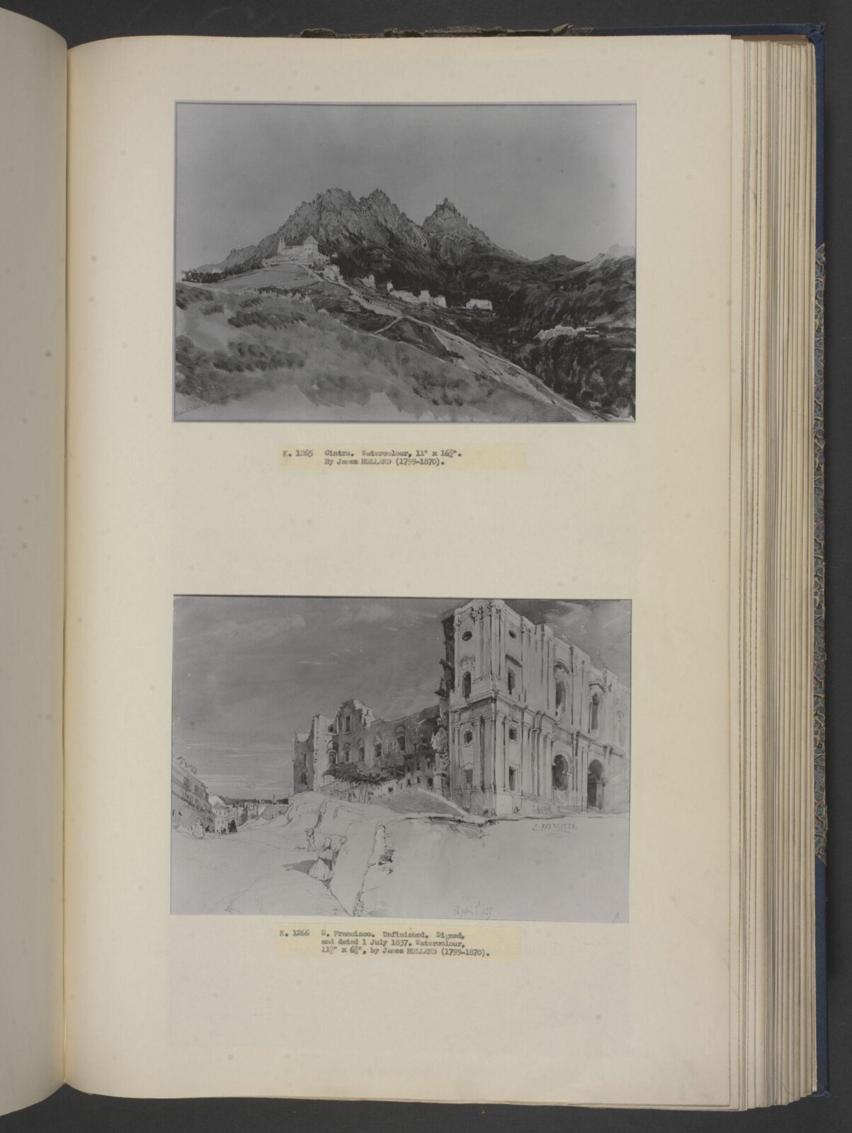 Cintra, James Holland, ca. 1837