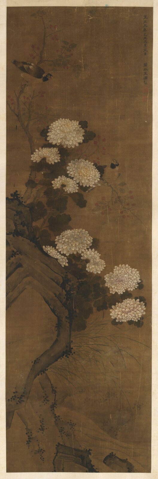 Hanging scroll, ca. 1328-1349