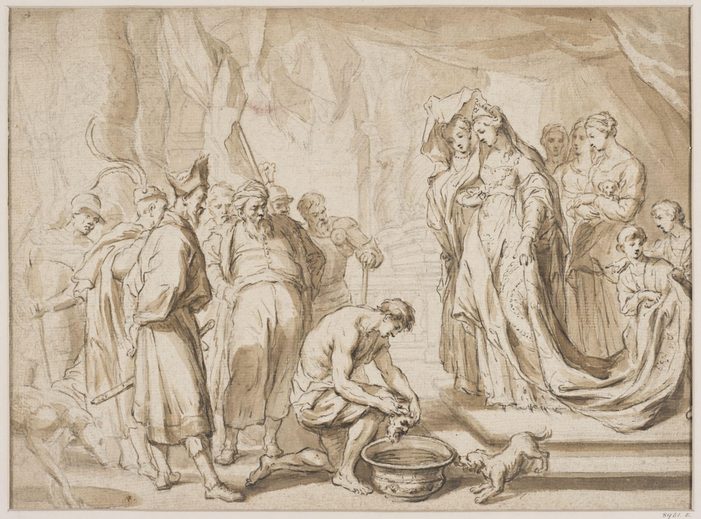 Drawing, Benjamin West, c. 1758-1820
