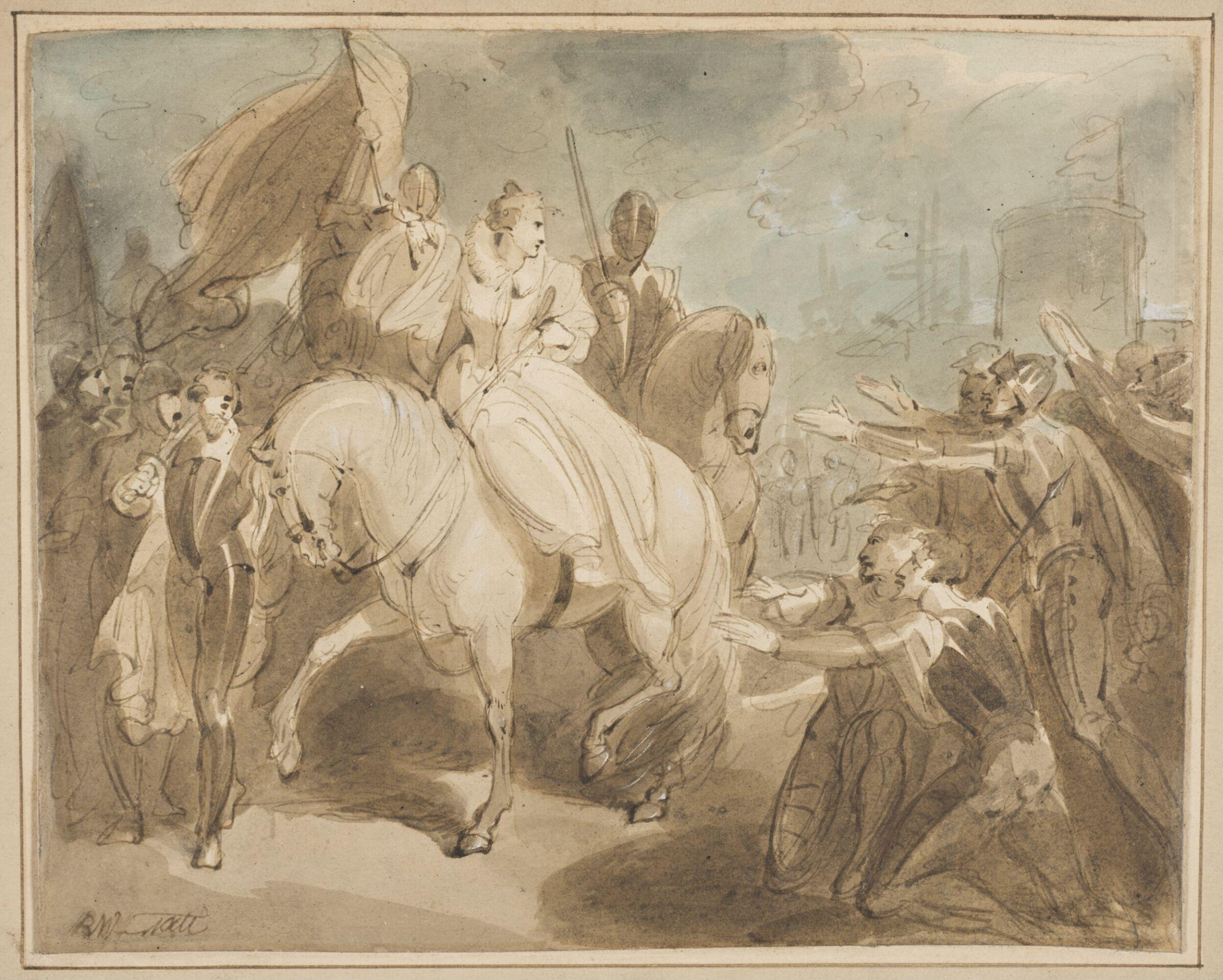 Drawing, Richard Westall, 1765-1836