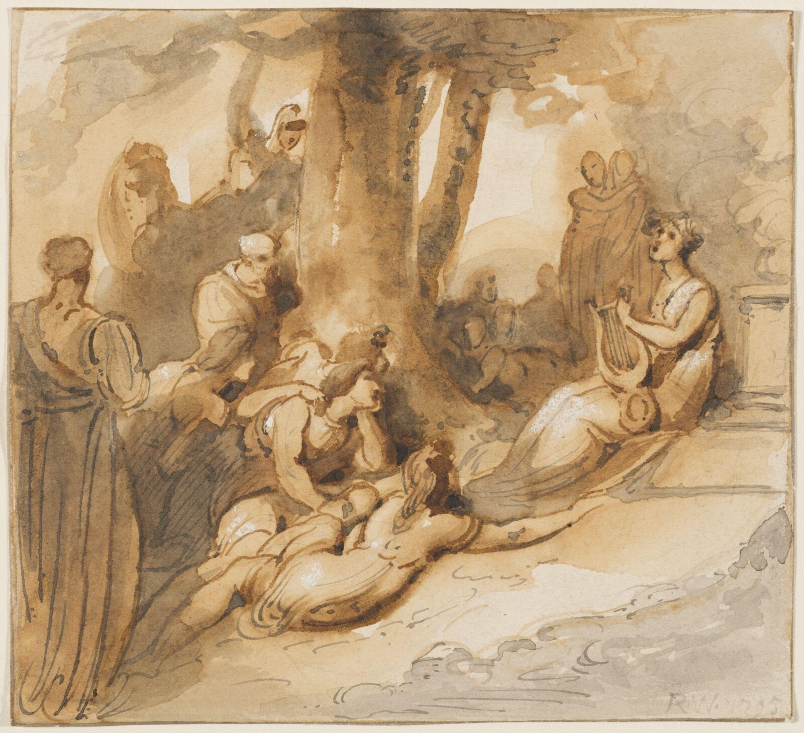 Drawing, Richard Westall, 1795