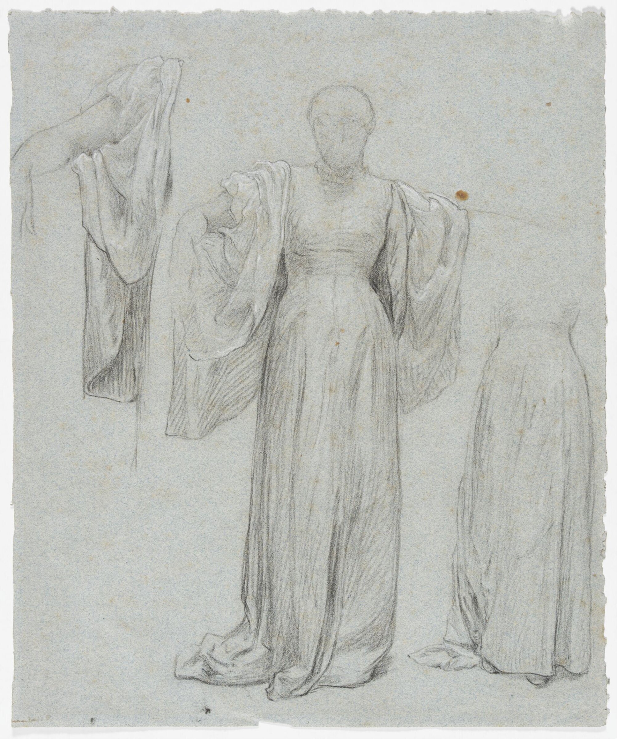 Study for the oil painting 'The Green Lizard', Charles Edward Perugini, 1790-1886