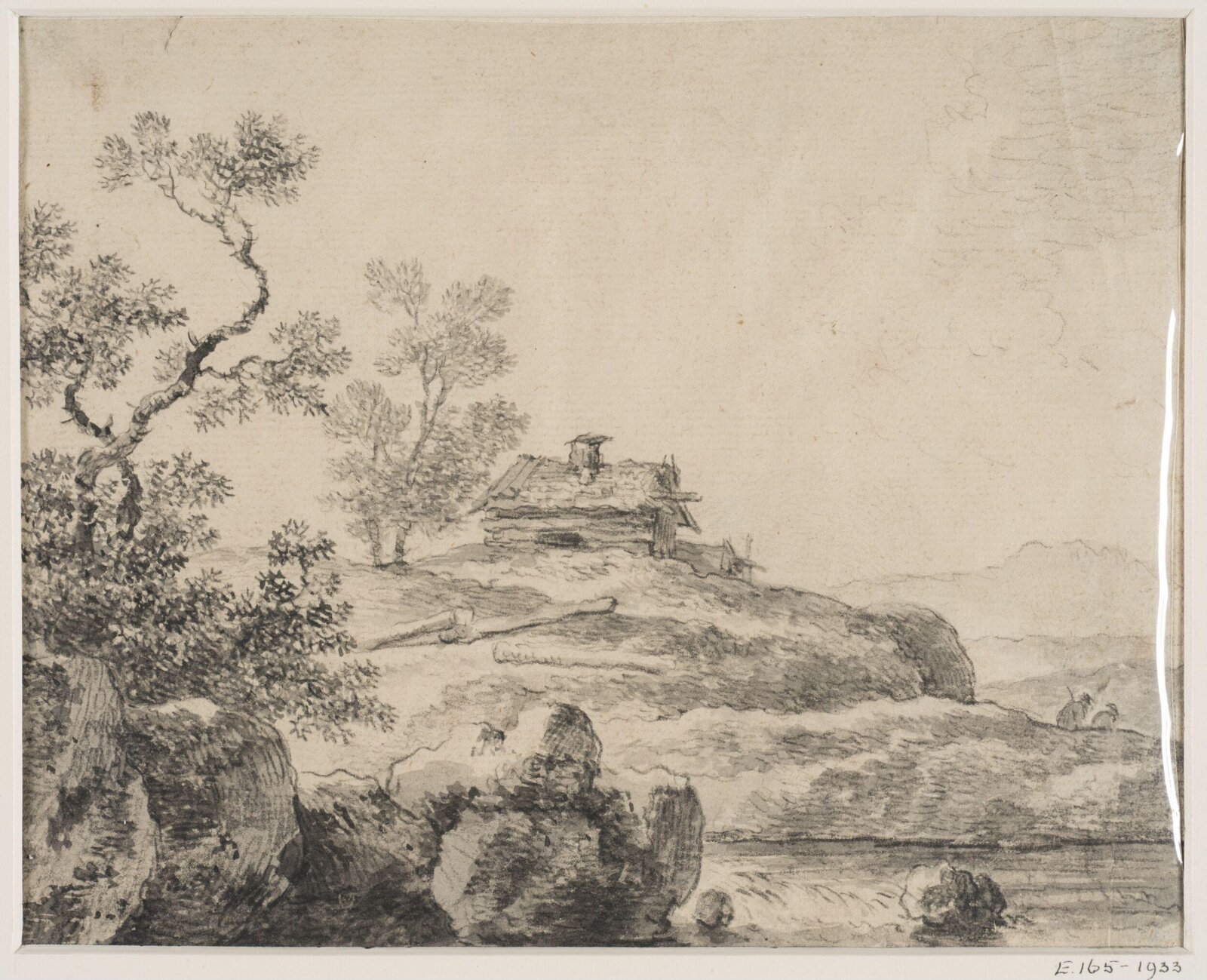 Drawing, Christian Wilhelm Ernst Dietrich, mid 18th century