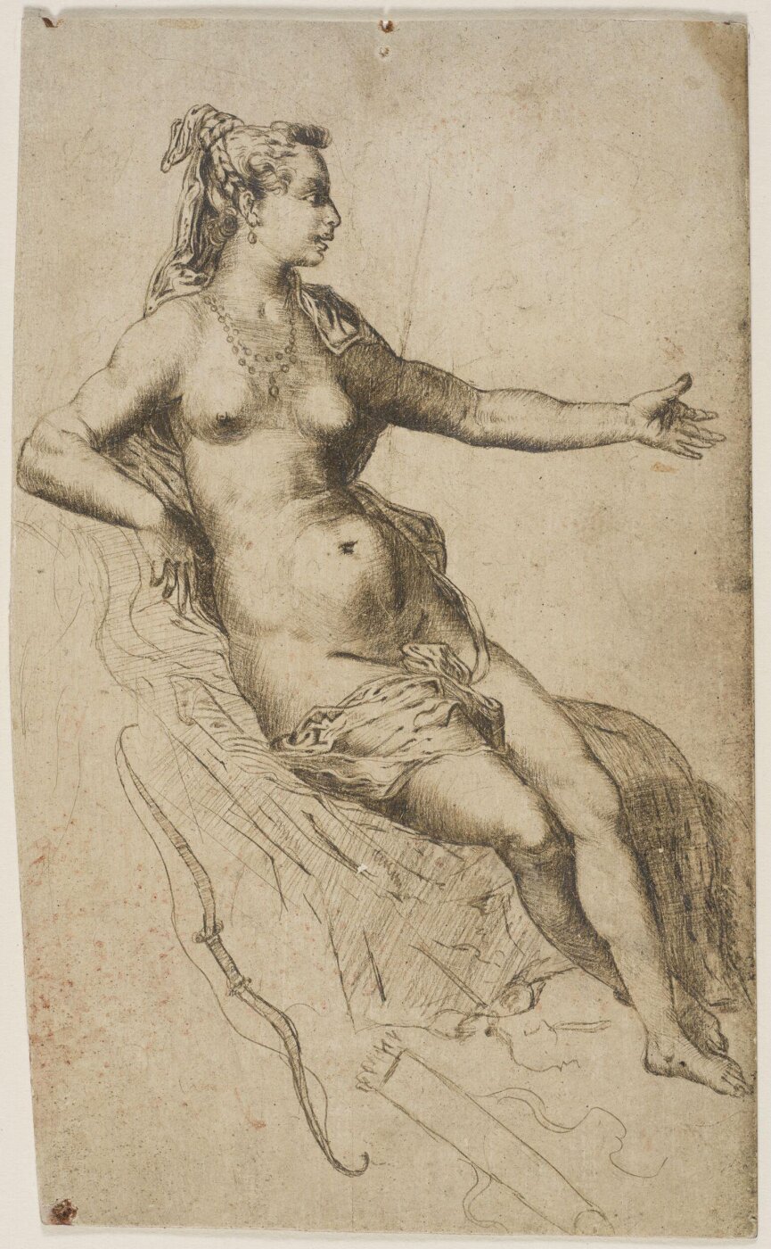 Unknown, recto: The Goddess Diana