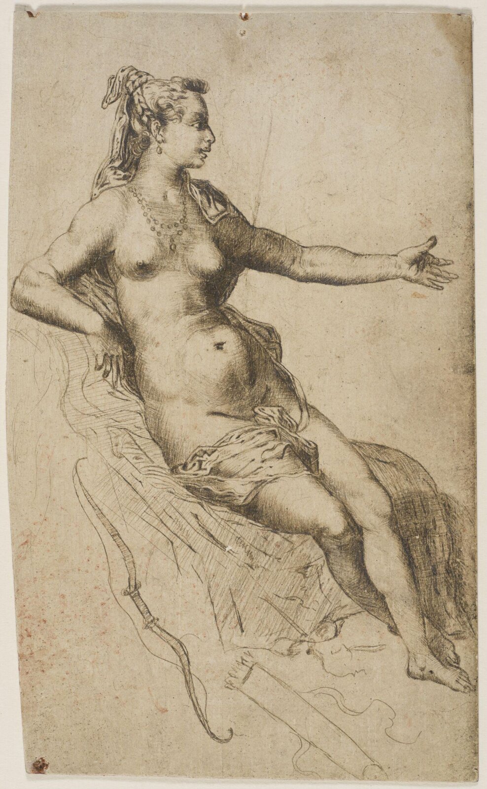 recto: The Goddess Diana, ?late 16th century