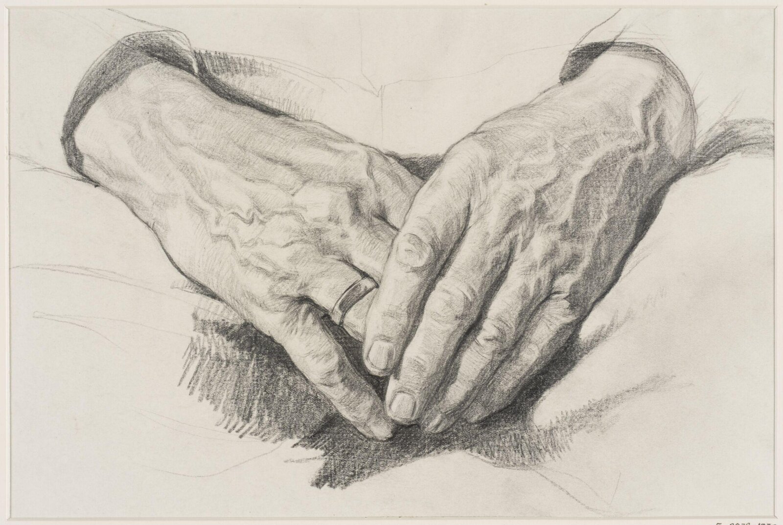 Study of Hands, Wilhelm Leibl, 1864-1900
