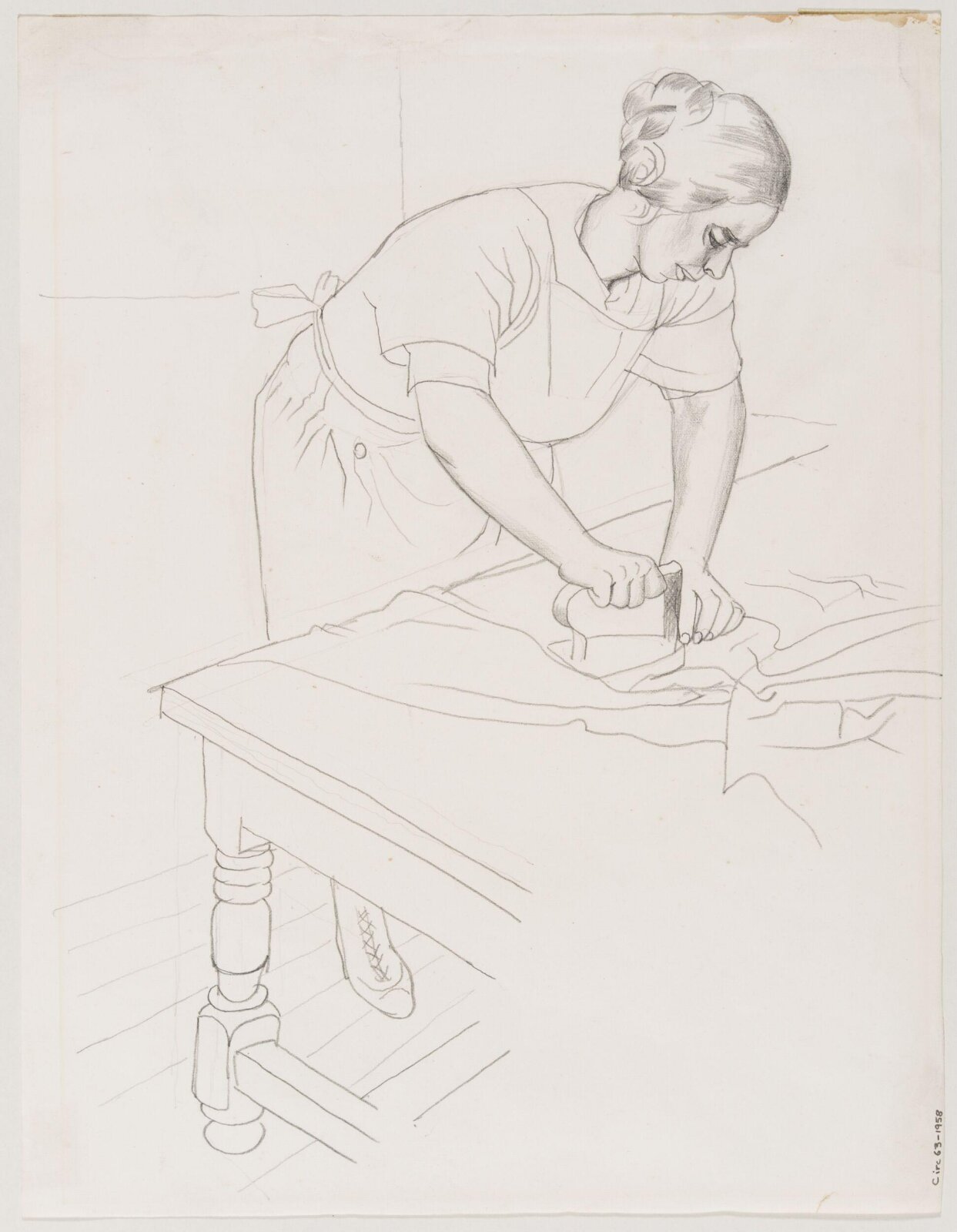 Drawing, Christopher Wood, 1925