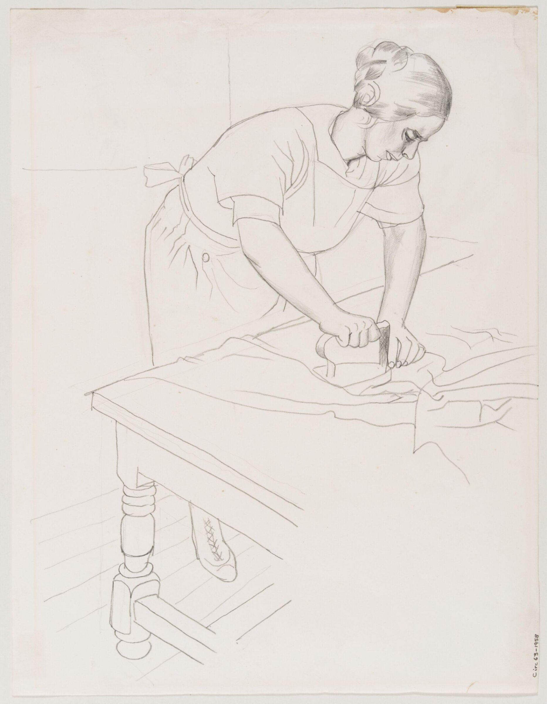 Drawing, Christopher Wood, 1925